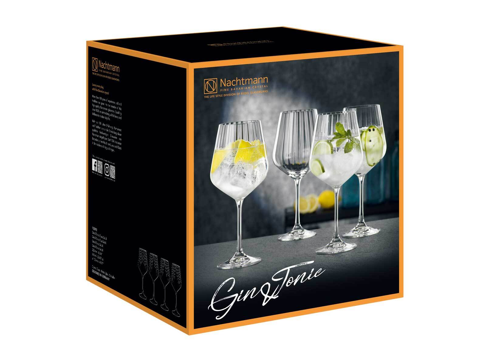 Nachtmann Cocktailgl&auml;ser Gin Tonic 640 ml 4er Set 