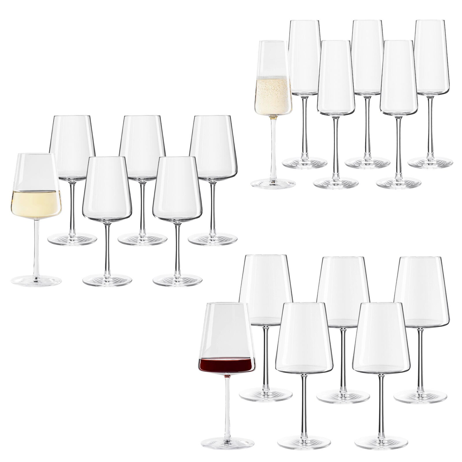 Wein- und Sektgläser Power 18er Set