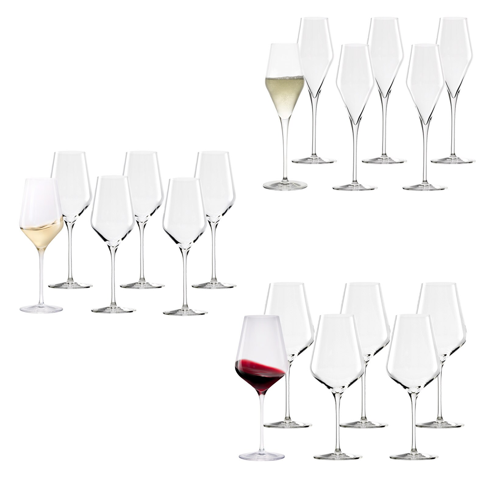 Wein- und Sektgläser Quatrophil 18er Set