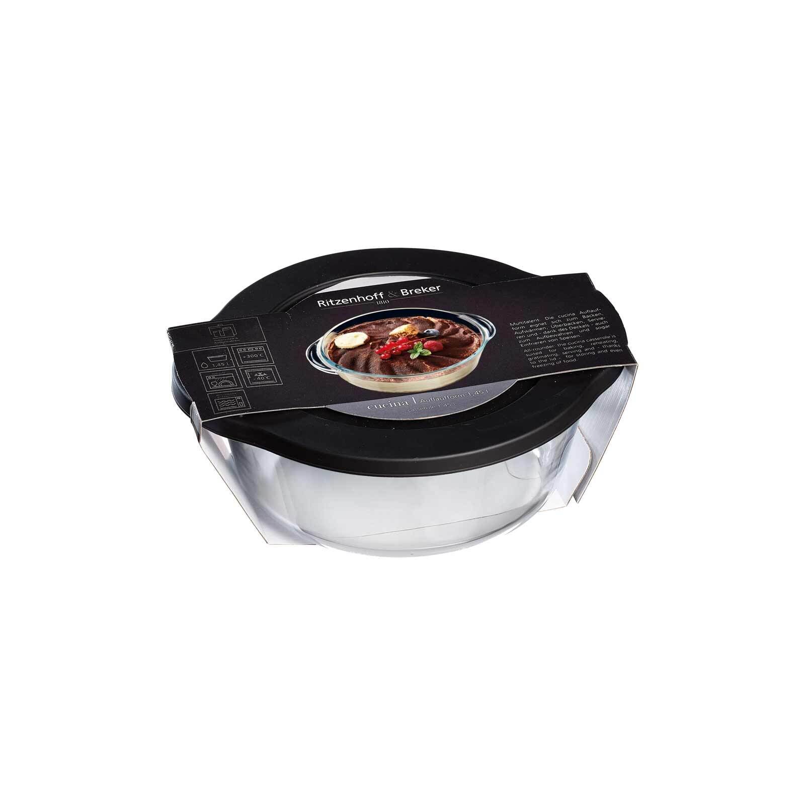 Auflaufform mit Frischhaltedeckel Cucina 1,45 Liter