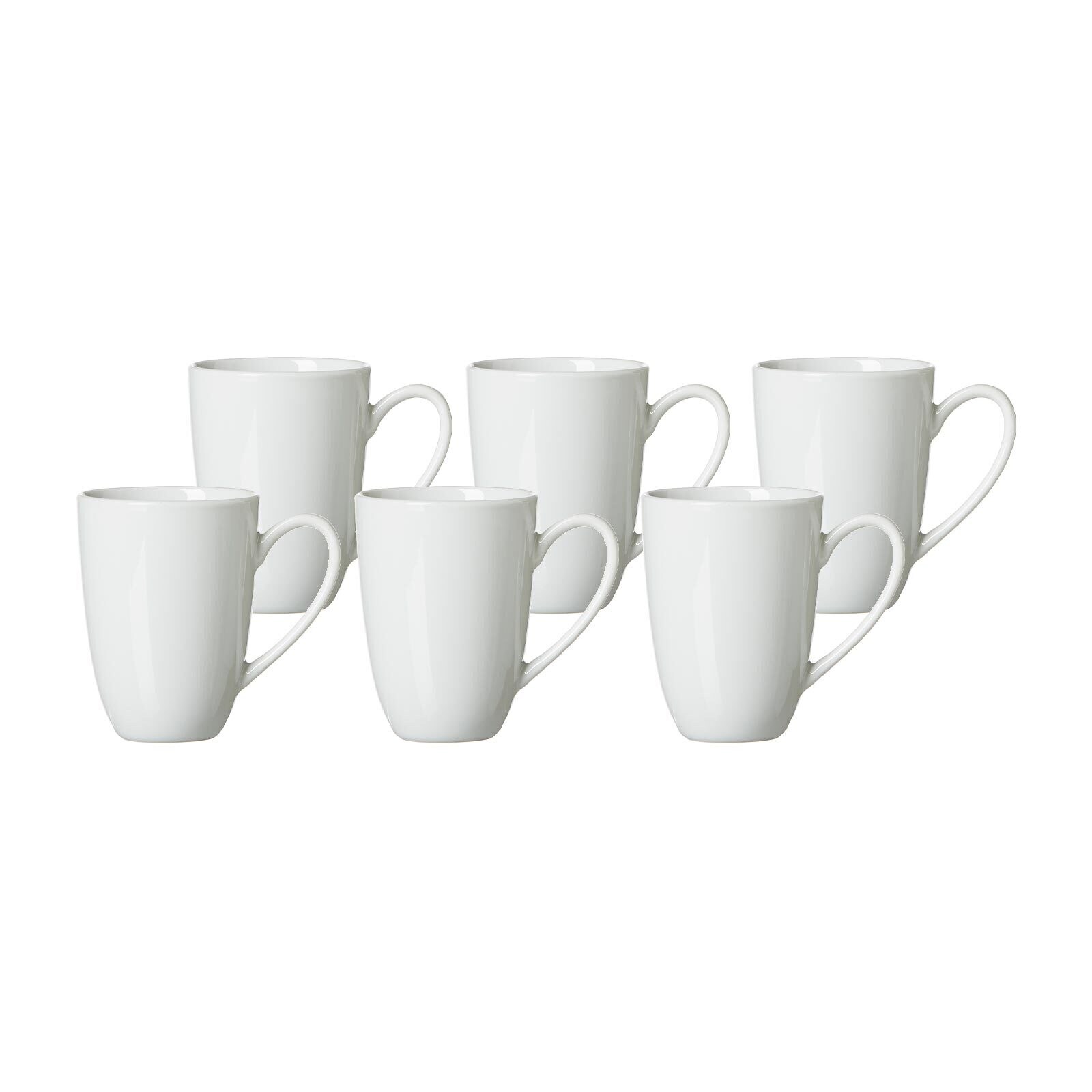 Latte Macchiato-Tassen Bianco  6er Set