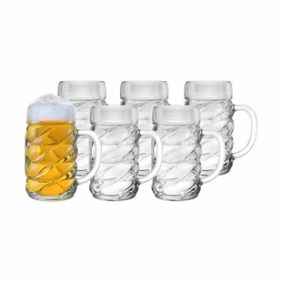 Stölzle Lausitz Bierkrüge Diamond 500 ml 6er Set 