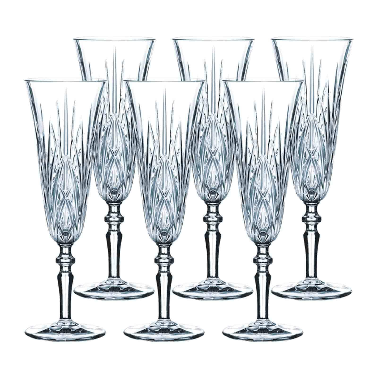 Nachtmann Sektgl&auml;ser Palais 140 ml 6er Set 