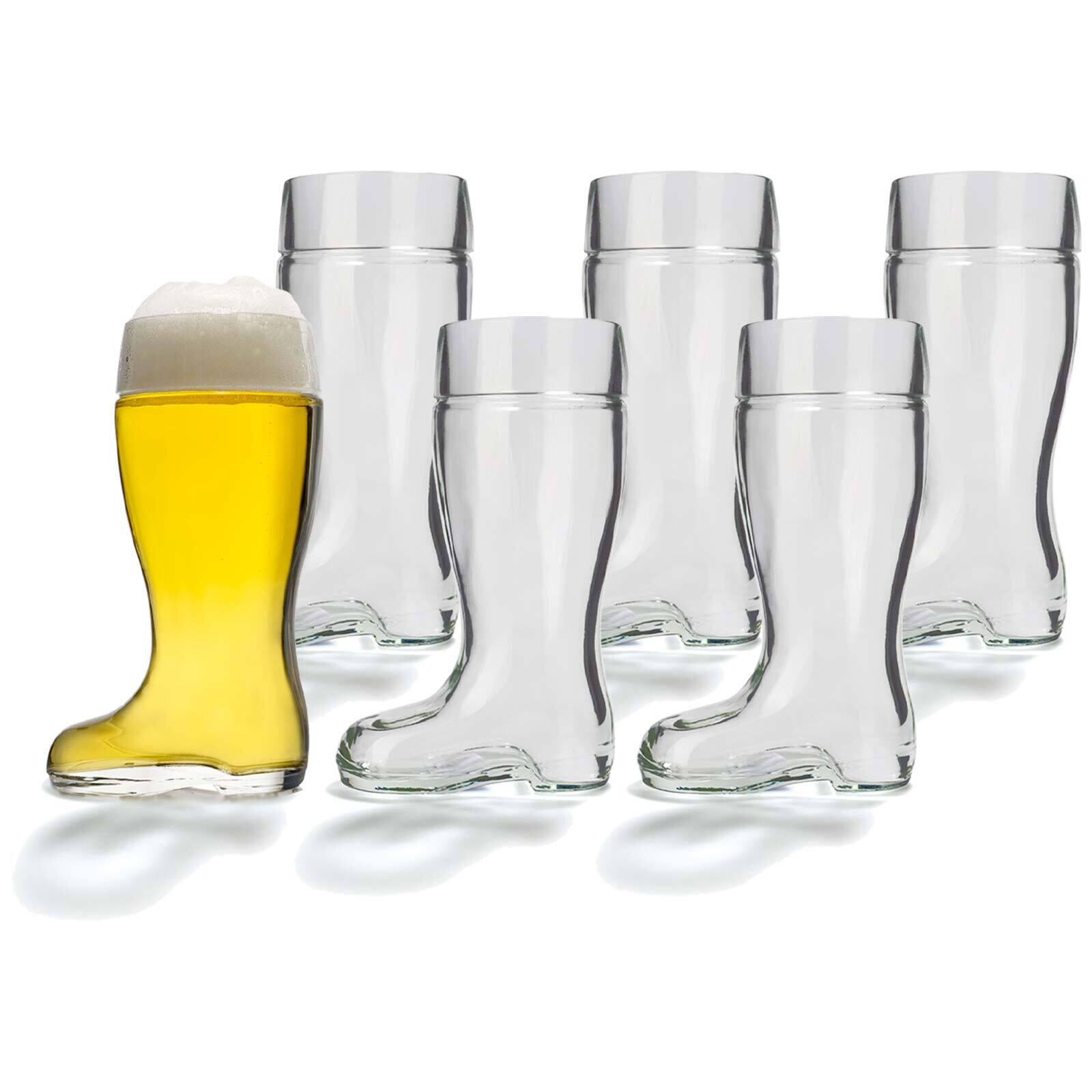 Biergläser Stiefel  6er Set