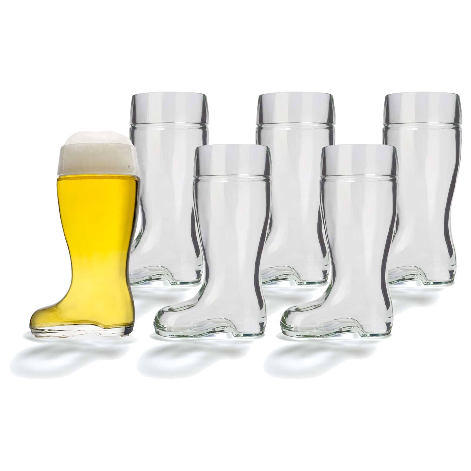 Biergläser Stiefel  6er Set