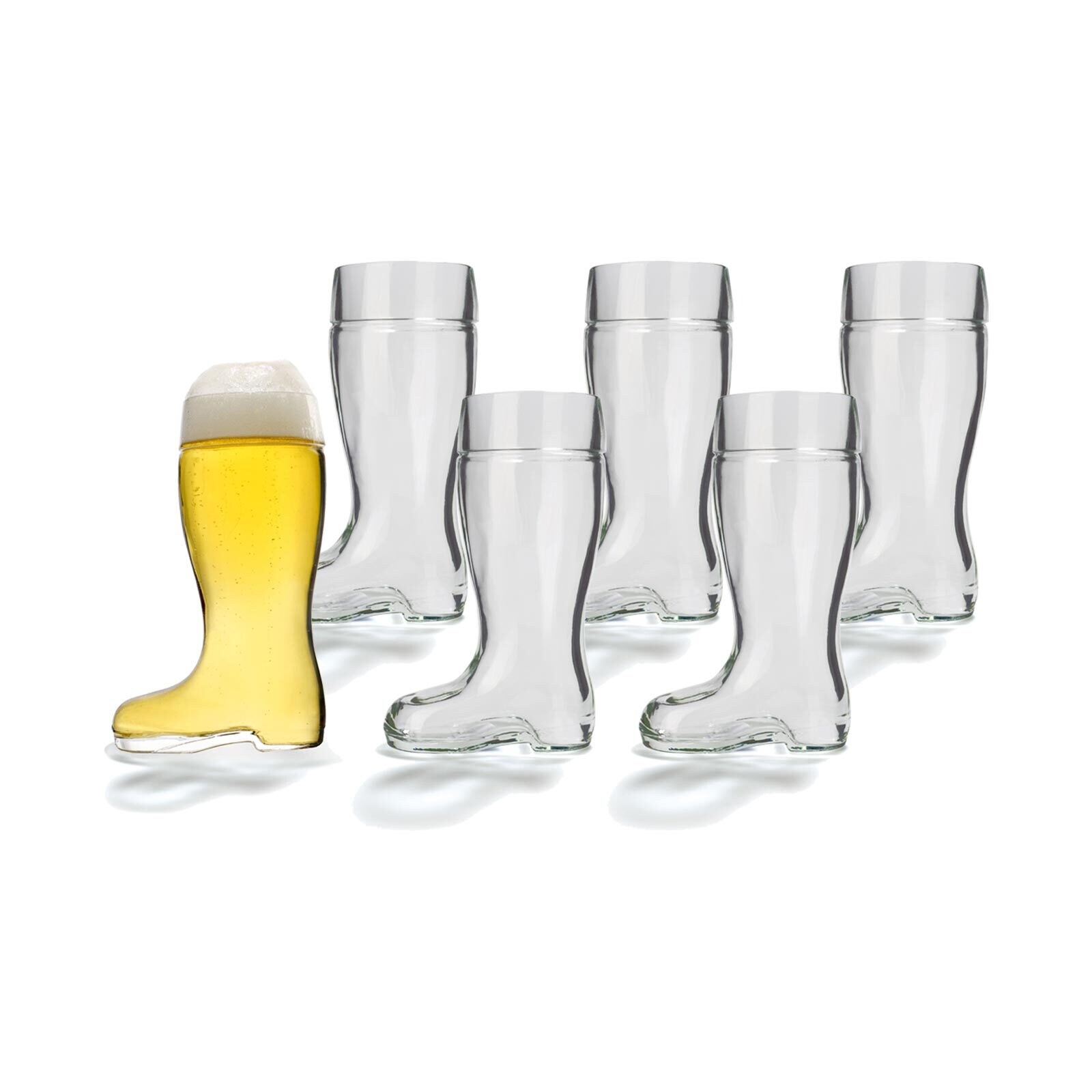 Biergläser Stiefel  6er Set