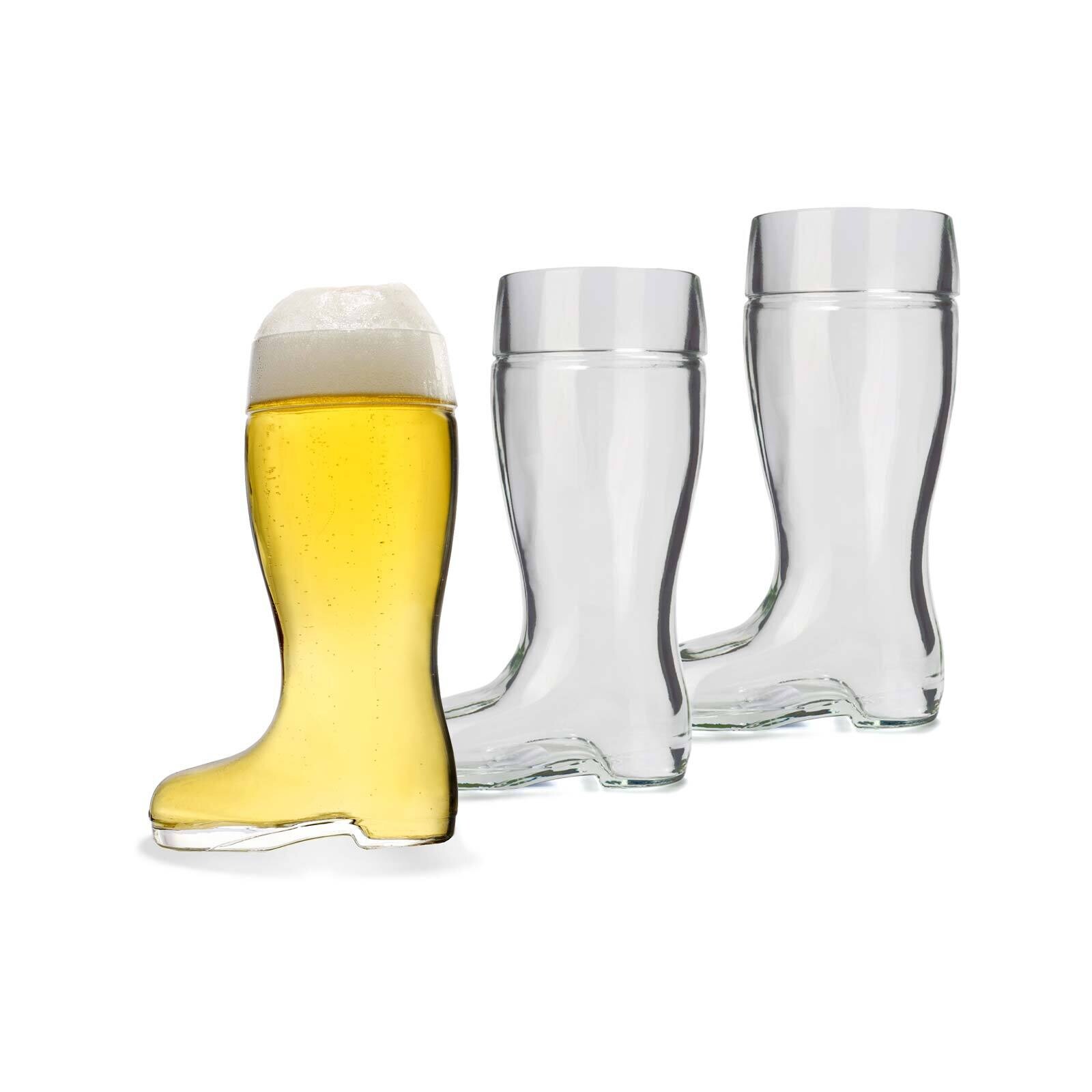 Biergläser Stiefel  3er Set