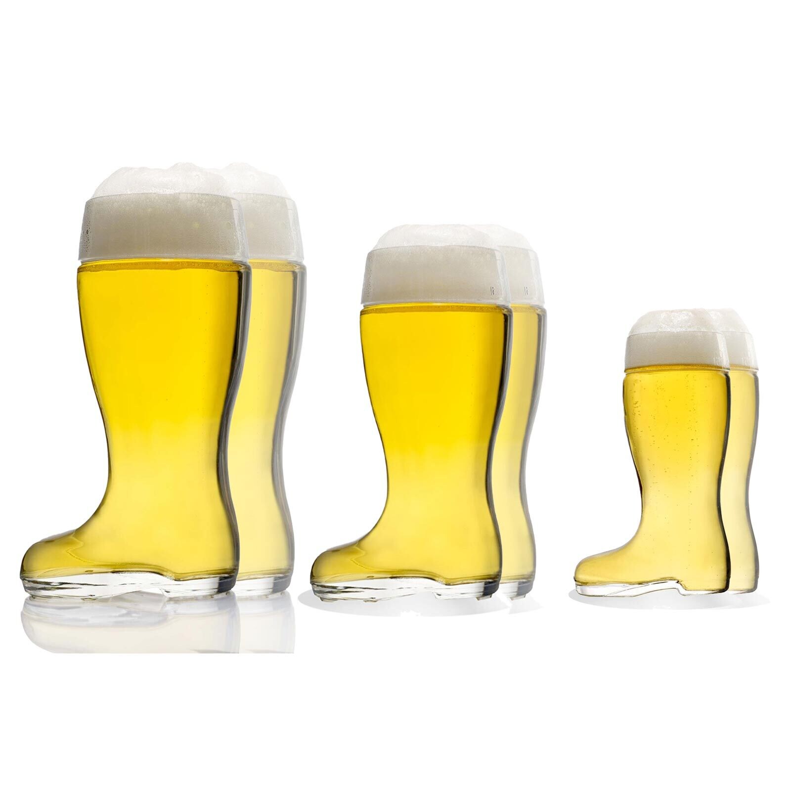 Biergläser Stiefel 6er Set