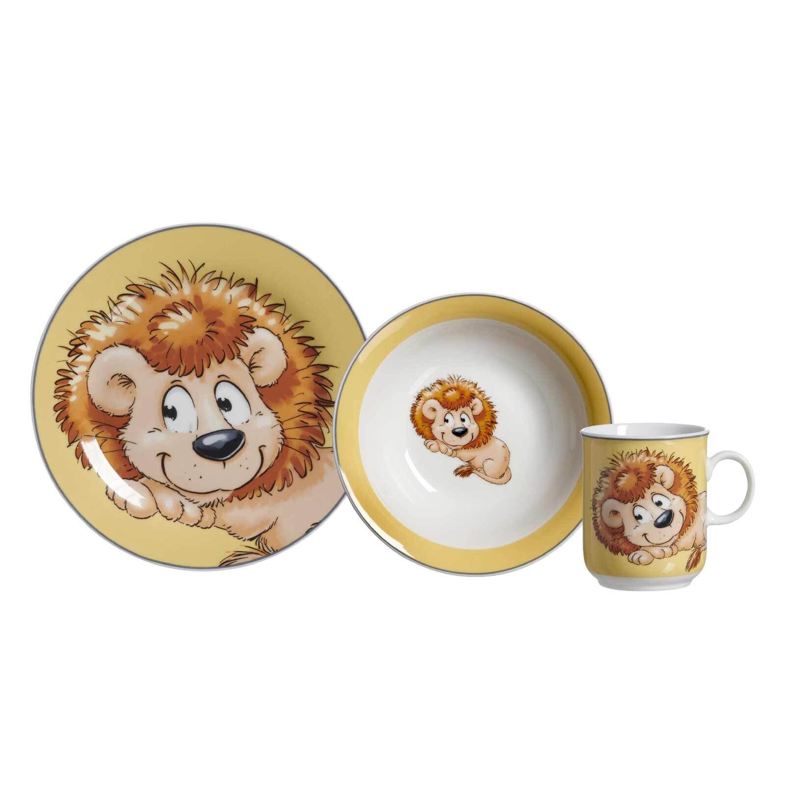 Kindergeschirr Happy Zoo 3er Set