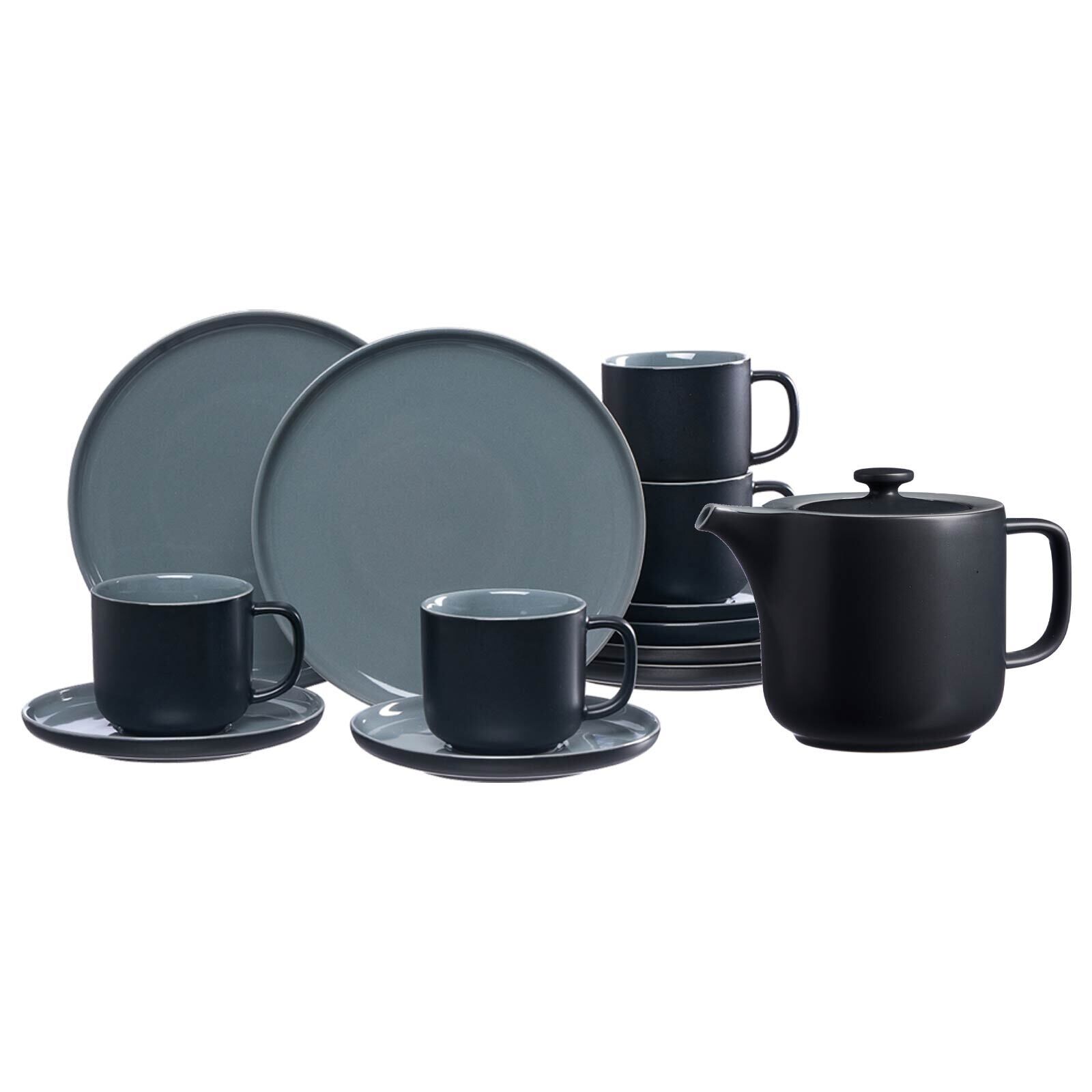 Kaffeeservice mit Kanne Jasper 13er Set