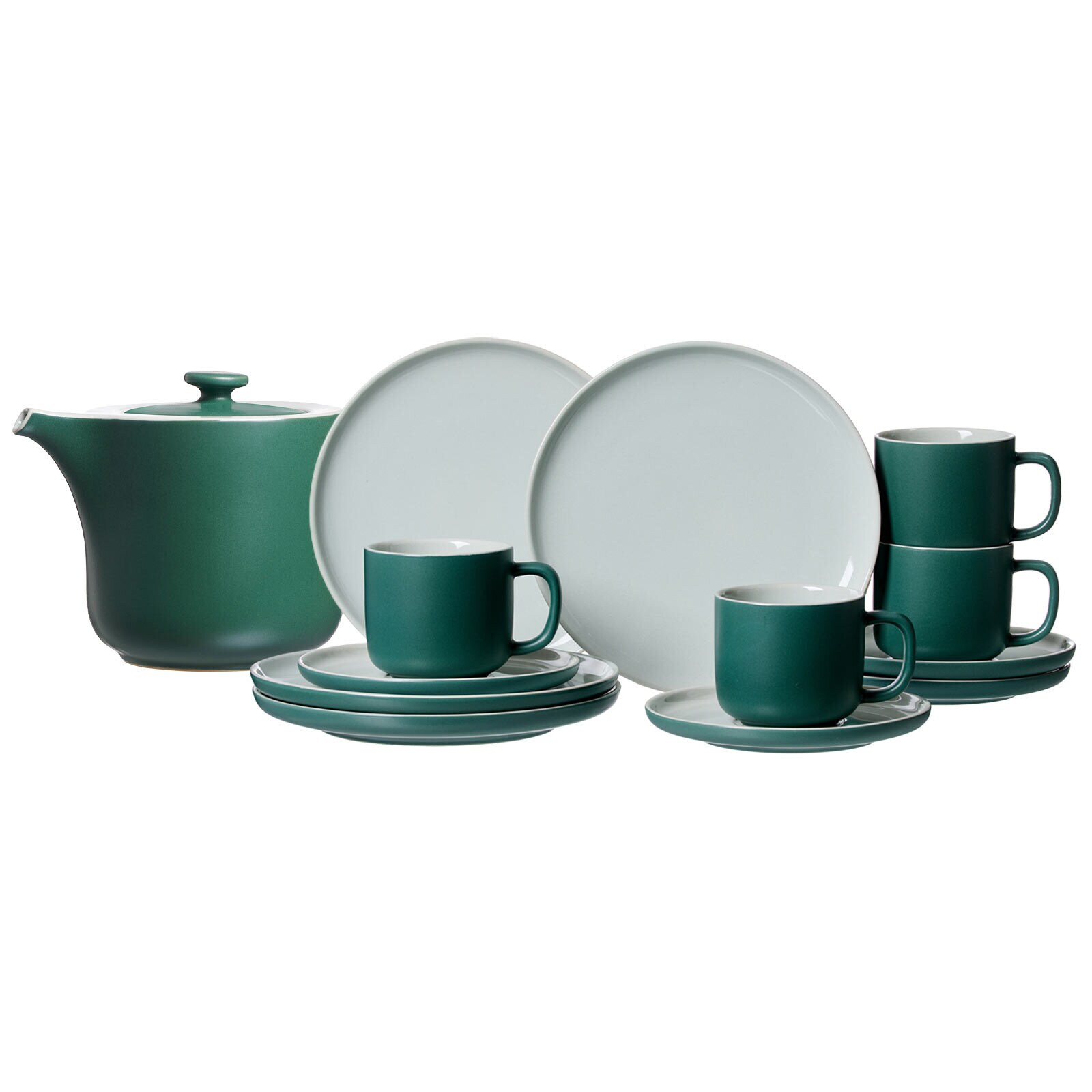 Kaffeeservice mit Kanne Jasper 13er Set