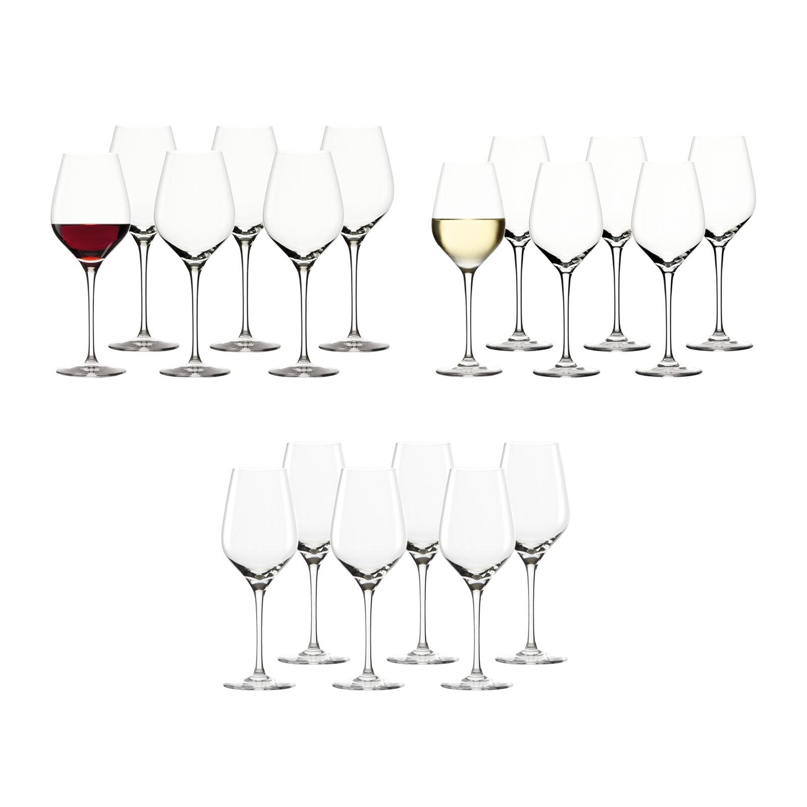 Wein Tastinggläser Exquisit Royal 18er Set