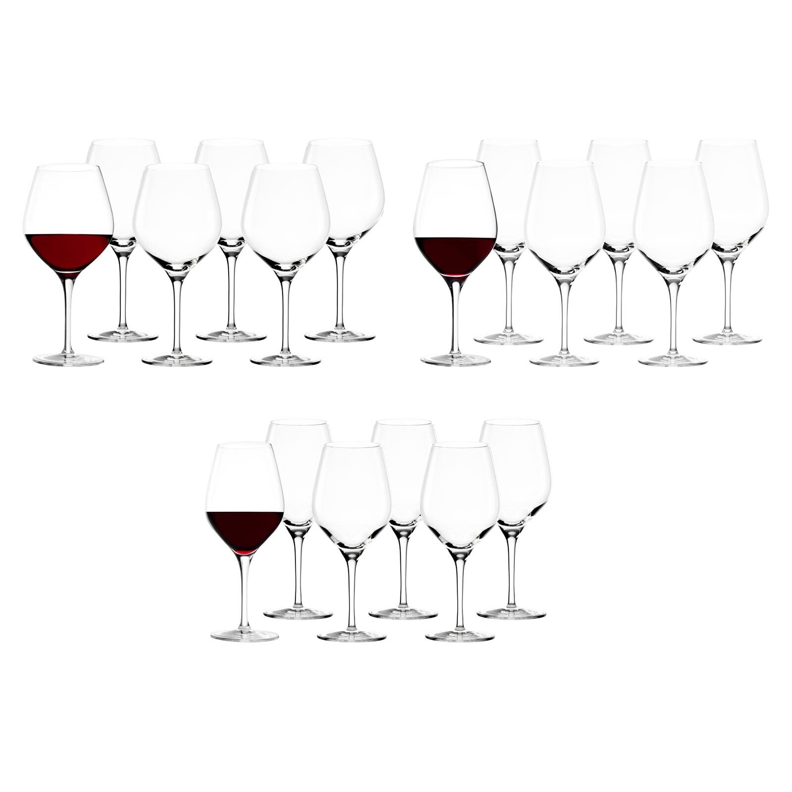 Rotwein Gläser Exquisit 18er Set