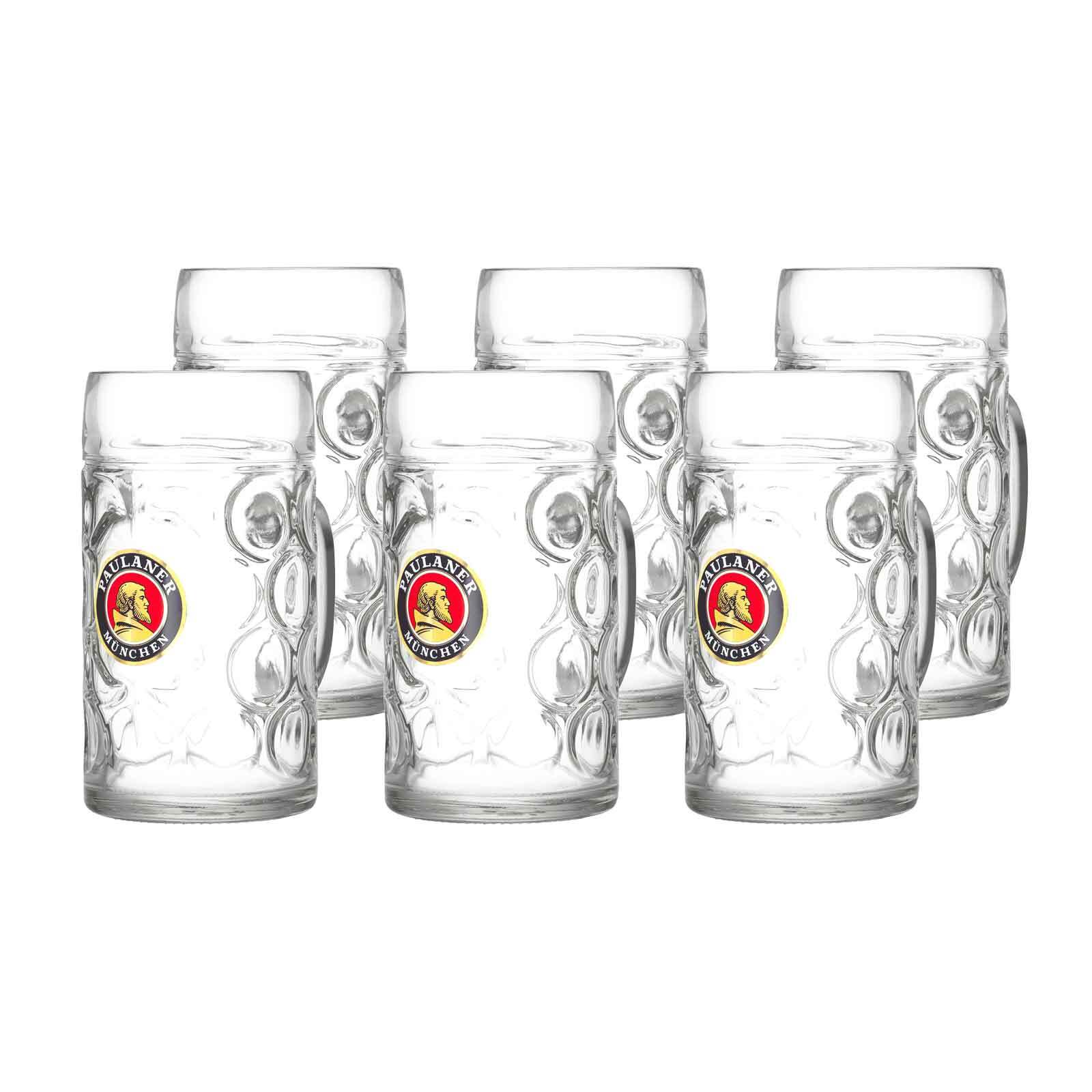 Ritzenhoff & Breker Bierkrug Paulaner 1000 ml 6er Set 