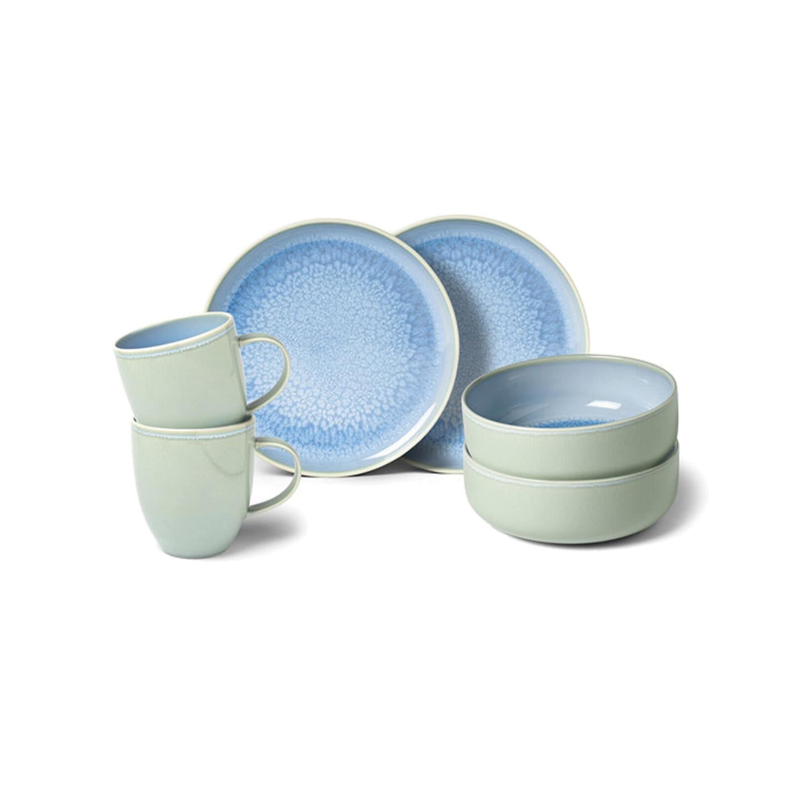 like. by Villeroy & Boch Fr&uuml;hst&uuml;cks-Set Crafted Blueberry 6er Set 