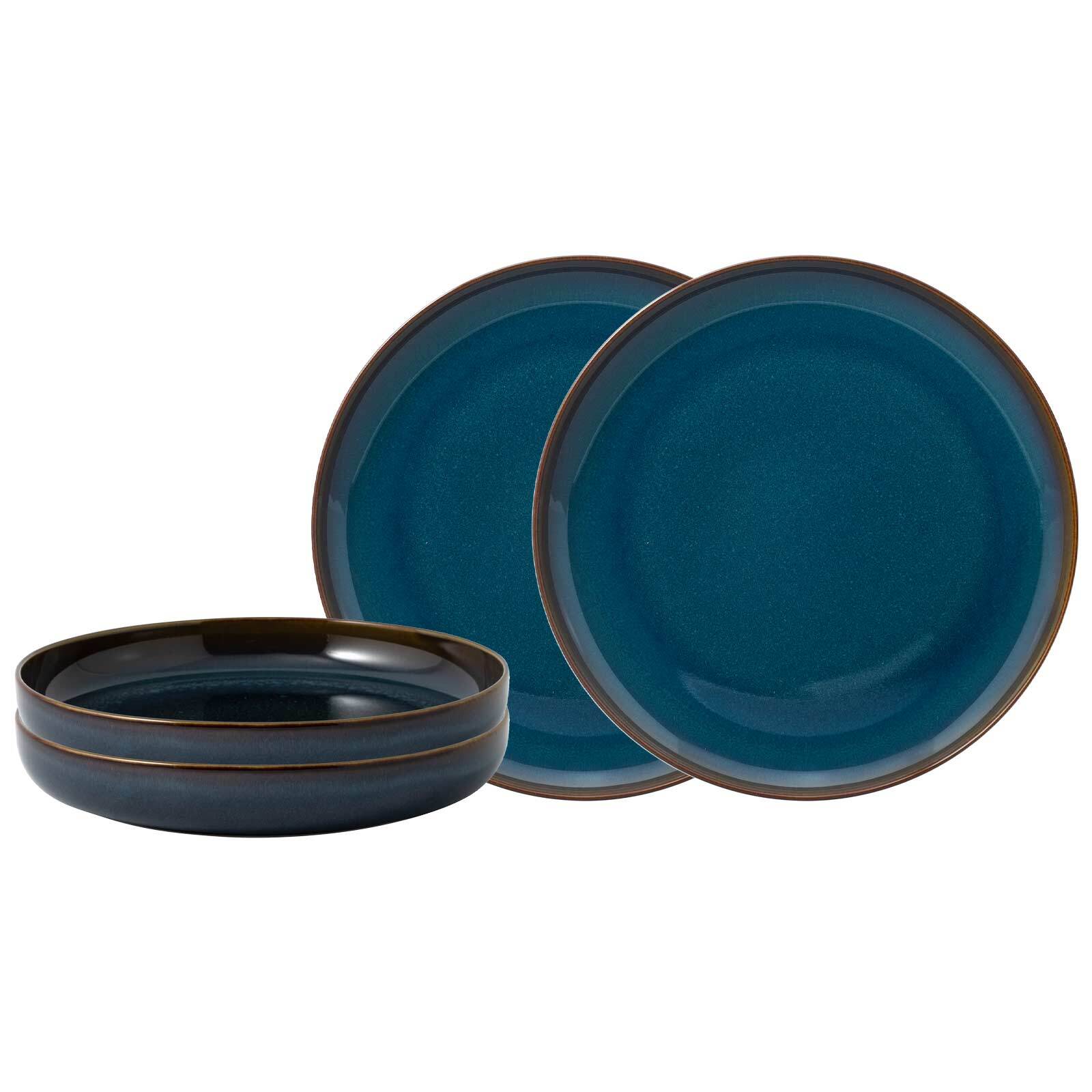 like. by Villeroy & Boch Tafel-Set Crafted Denim 4er Set 