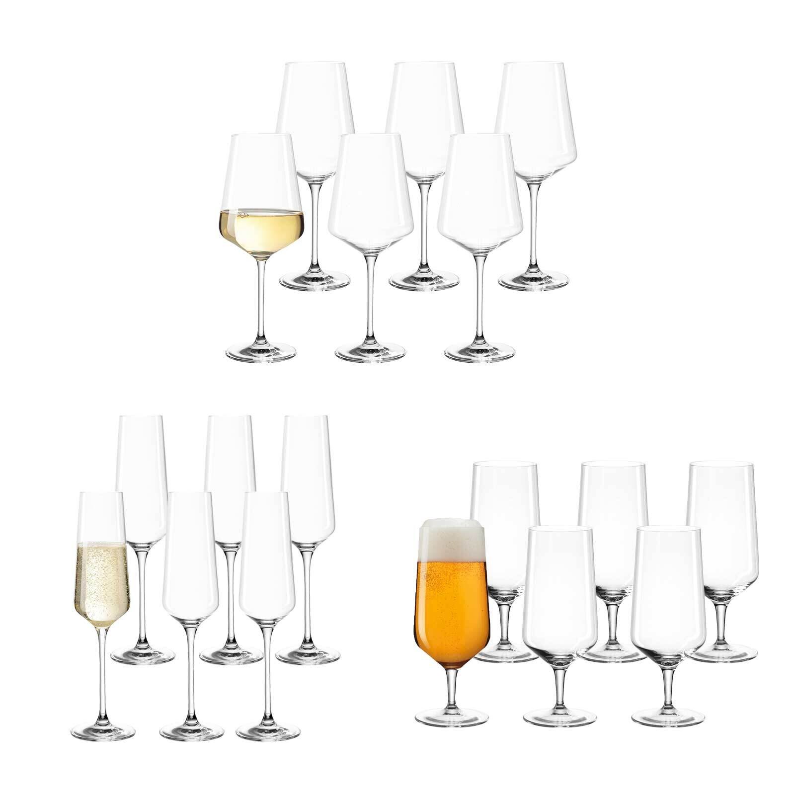 Wein Bier Sekt Gläserset Puccini 18er Set