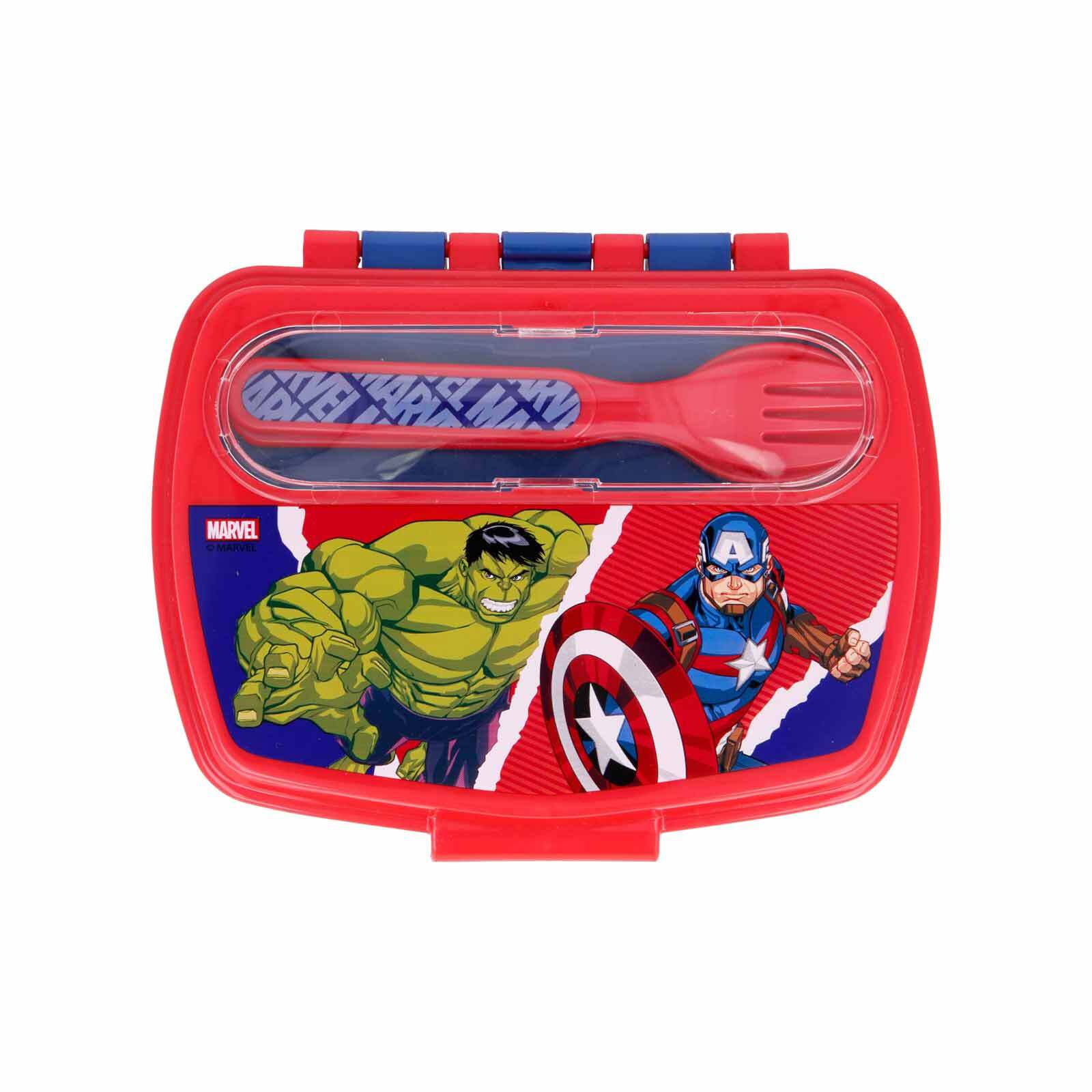 Stor Lunchset Avengers Comic Heroes 3er Set 