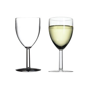 Mepal Kunststoff-Weißweingläser 200 ml 2er Set 