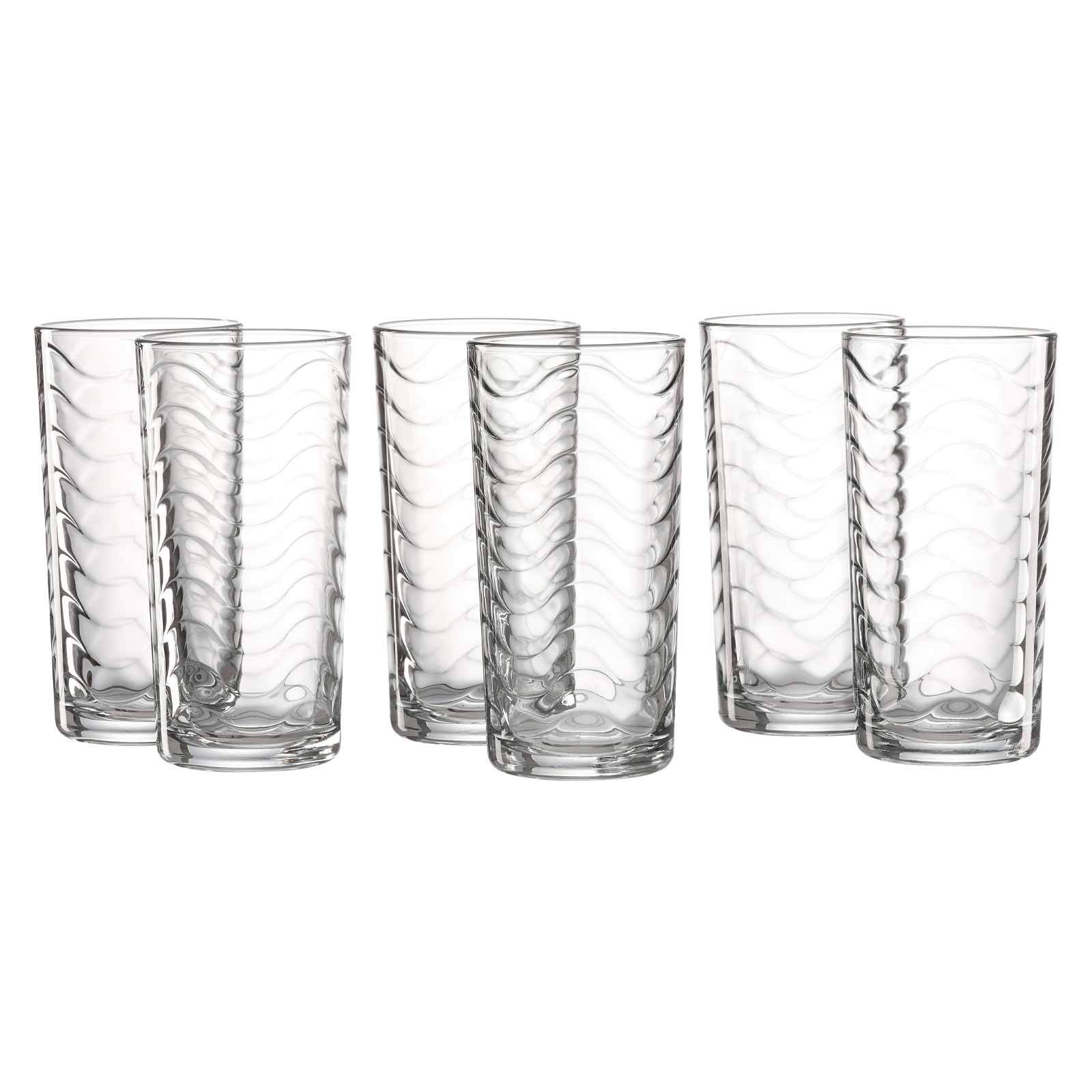 Ritzenhoff & Breker Longdrinkgl&auml;ser WAVE 250 ml 6er Set 