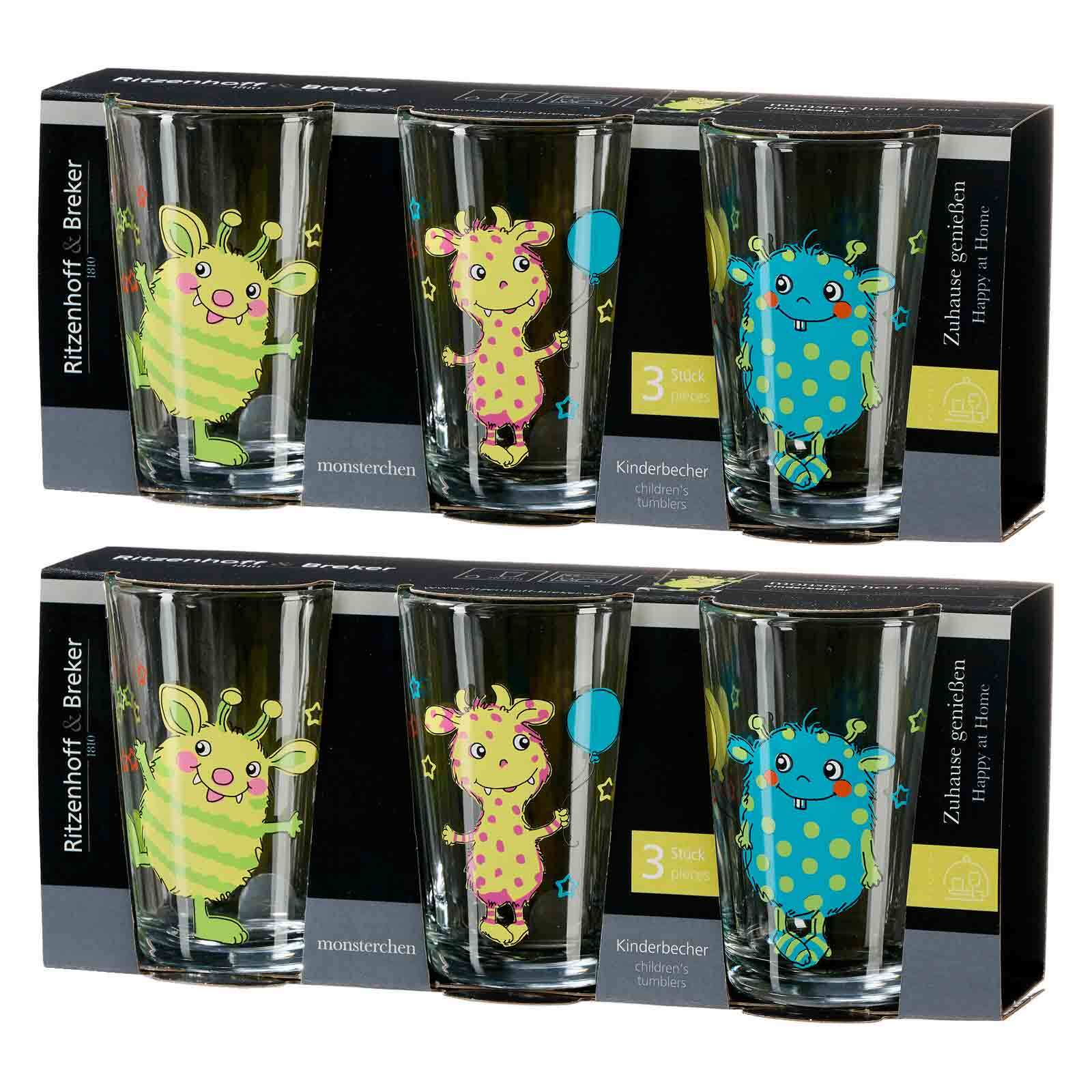 Ritzenhoff & Breker Kindergläser Monsterchen 205 ml 6er Set bei Marktkauf online bestellen