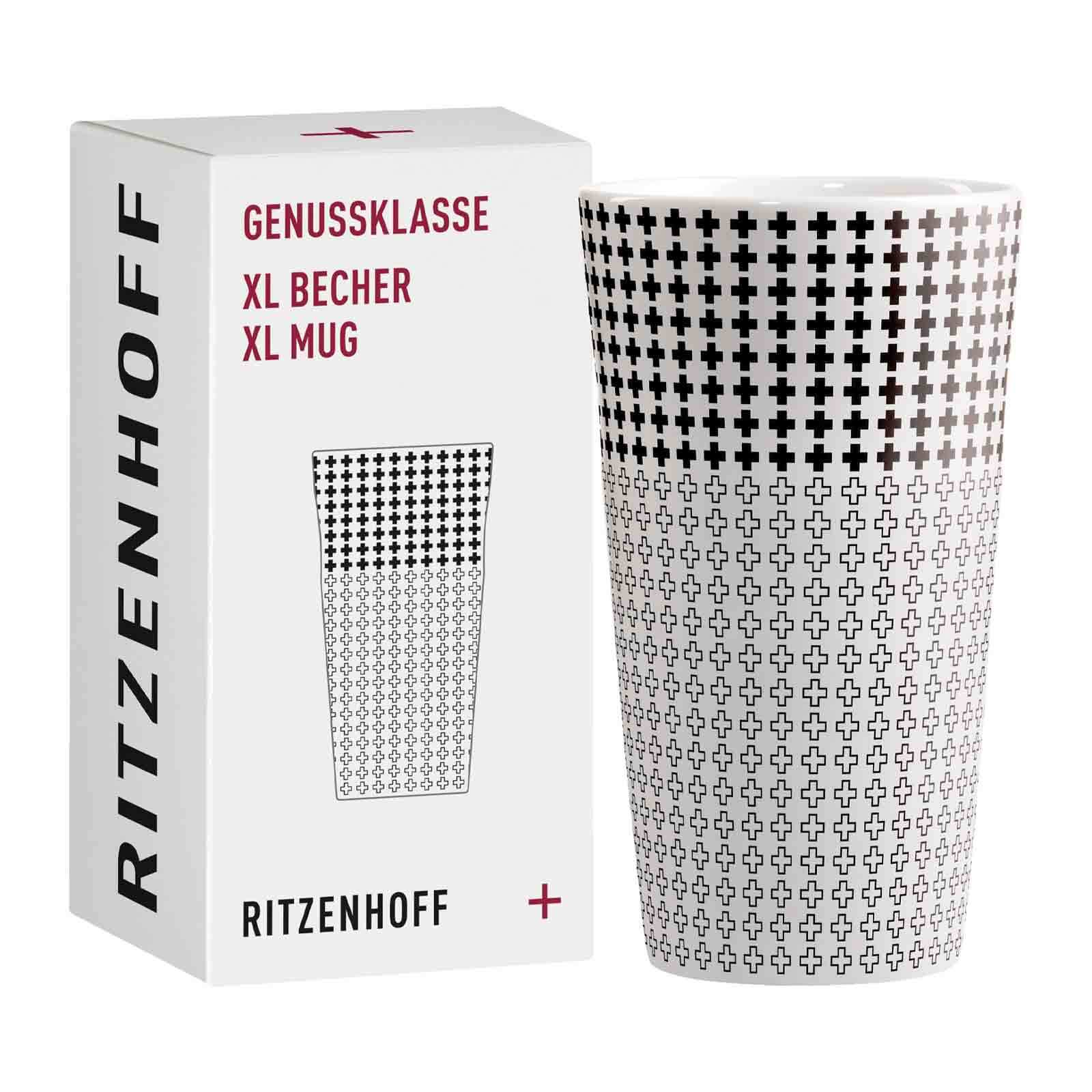 Ritzenhoff Kaffeebecher XL Genussklasse 525 ml 