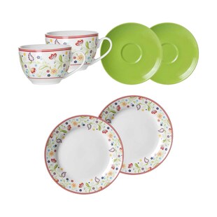 Ritzenhoff & Breker Kaffeeservice Shanti Doppio 6er Set 