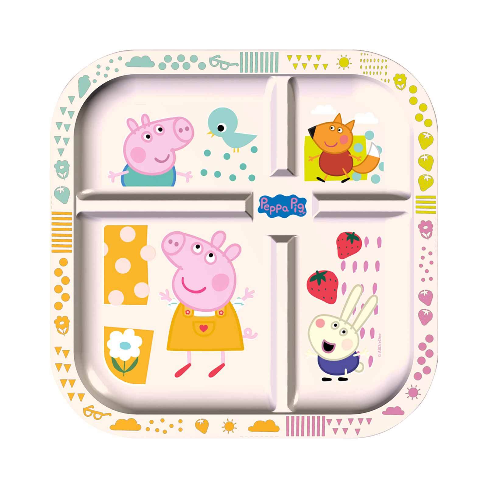 Koziol Esslernteller mit W&uuml;rfel Easy Eater 21,3 x 21,3 cm 