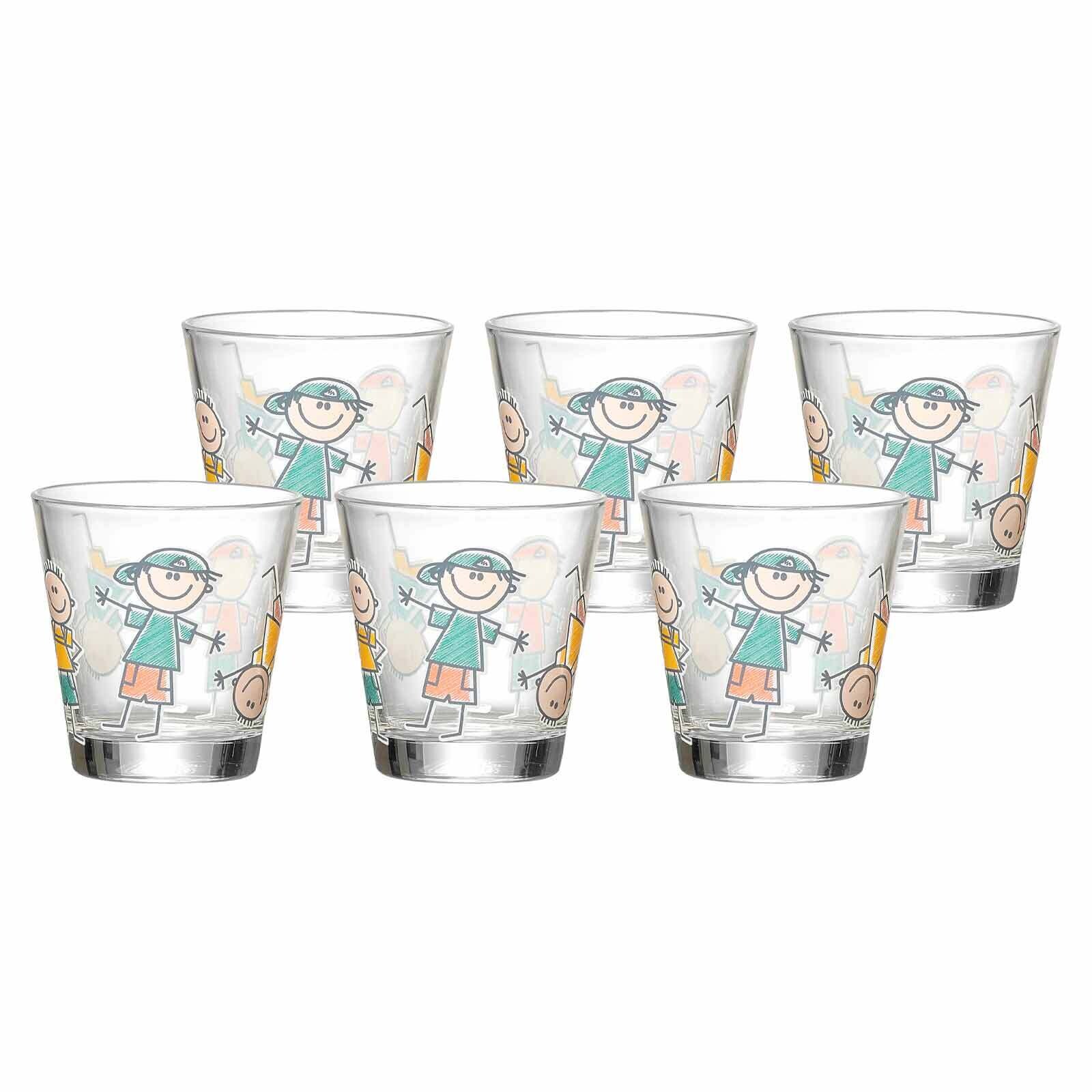 Trinkglas Boys BEST FRIENDS  6er Set