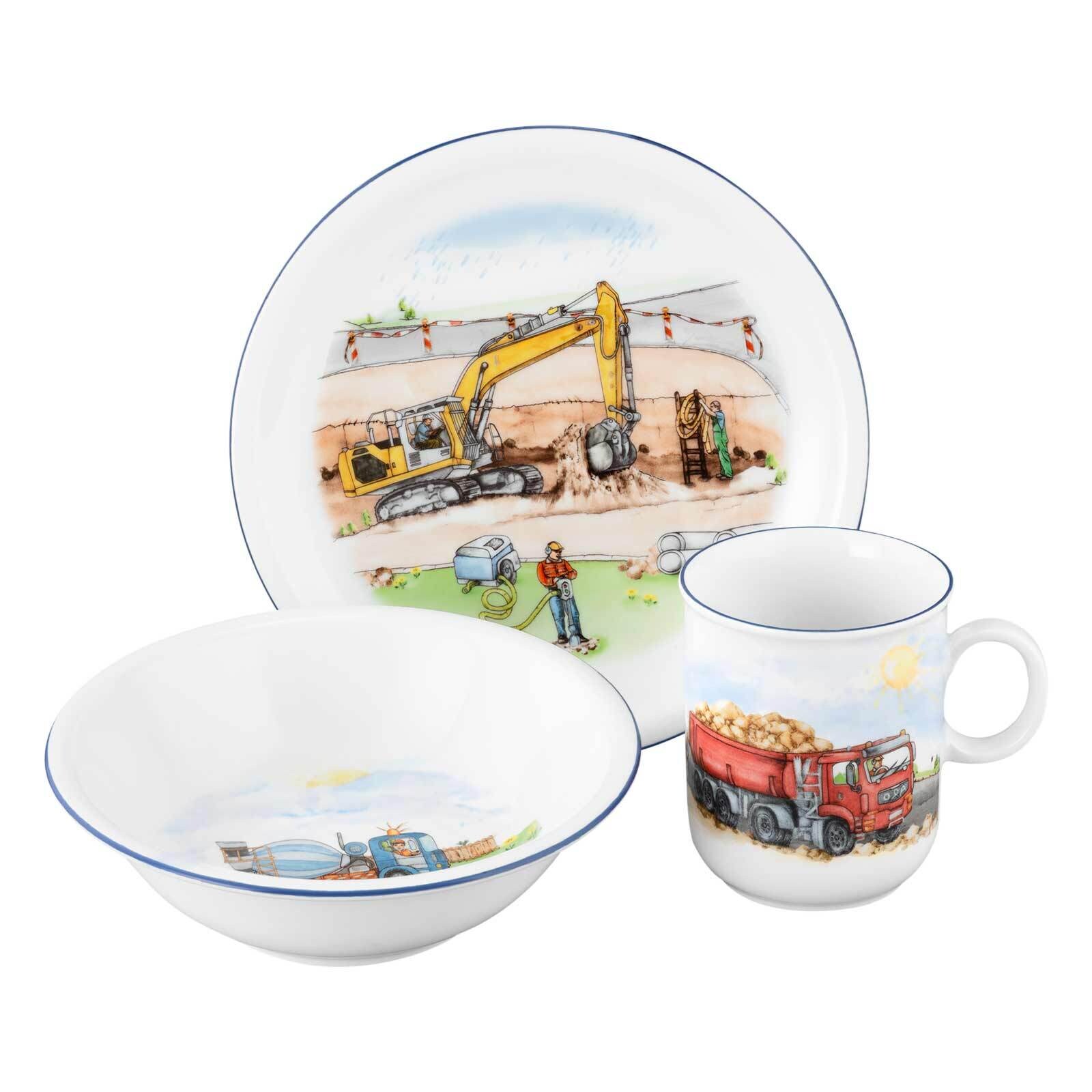 Kindergeschirr Set Compact Auf der Baustelle