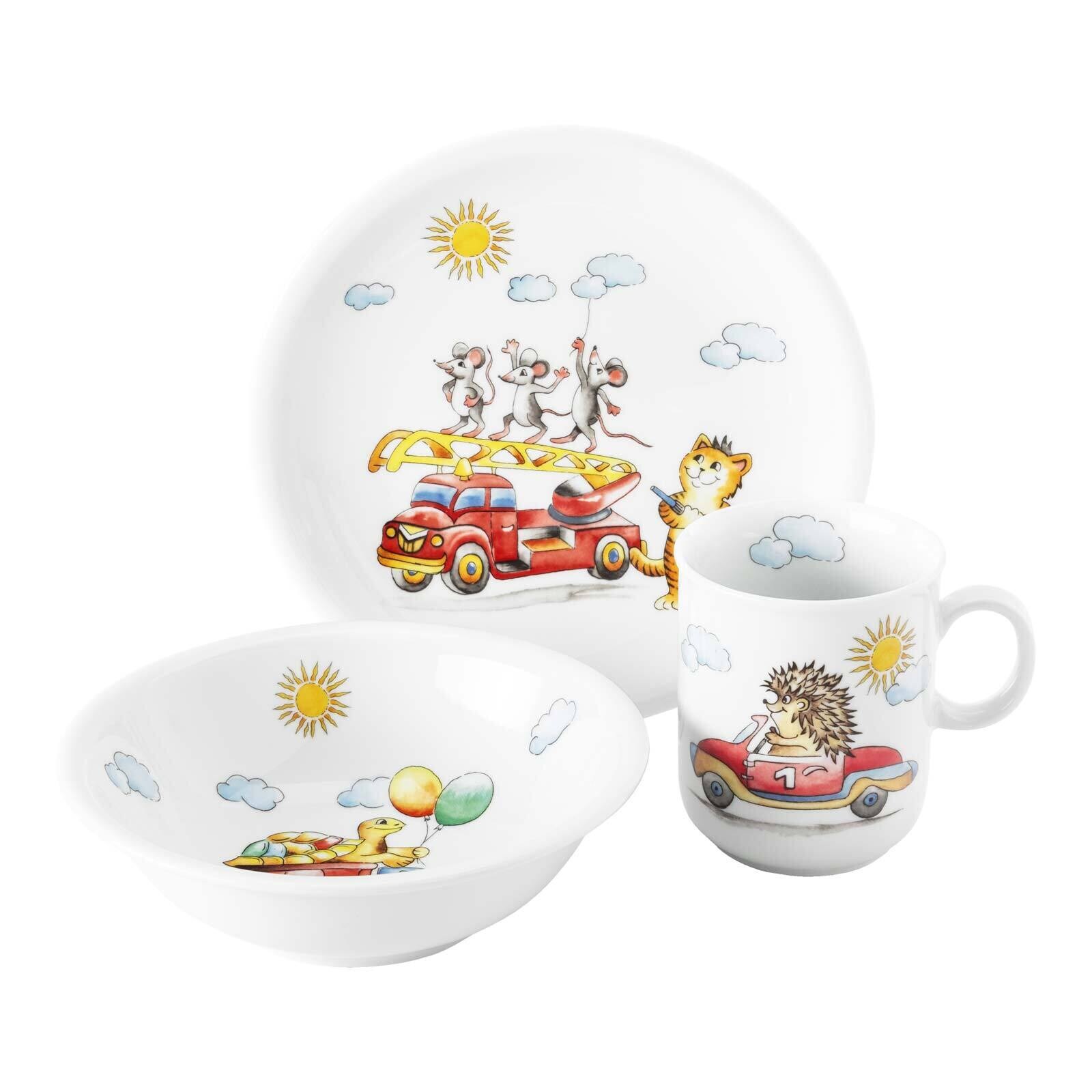 Kindergeschirr Set Compact Flinke Flitzer