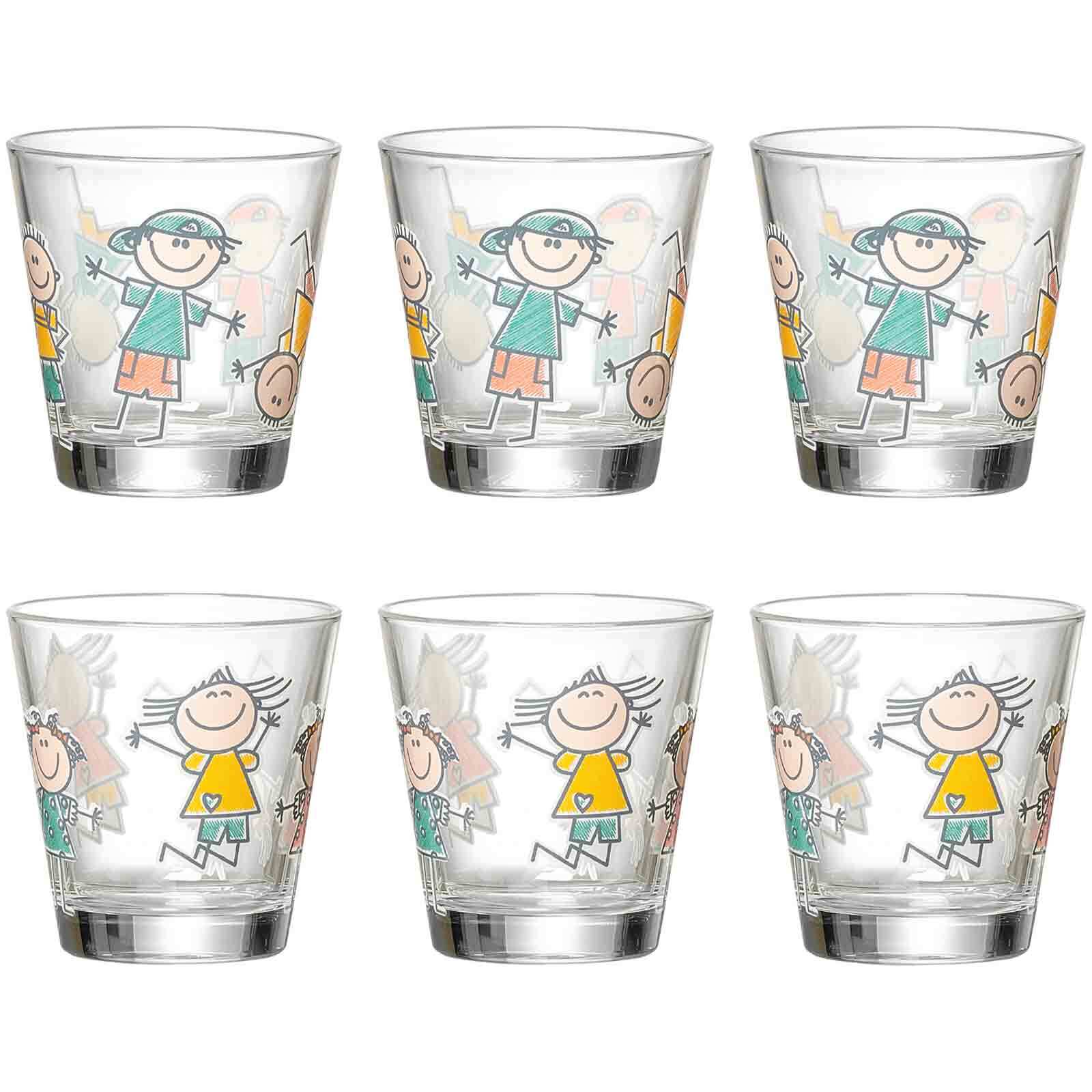 Ritzenhoff & Breker Trinkgl&auml;ser Boys & Girls BEST FRIENDS 270 ml 6er Set 