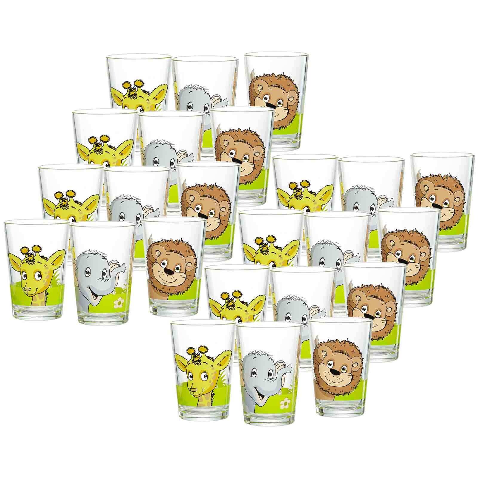 Kindergläser Dschungeltiere  24er Set