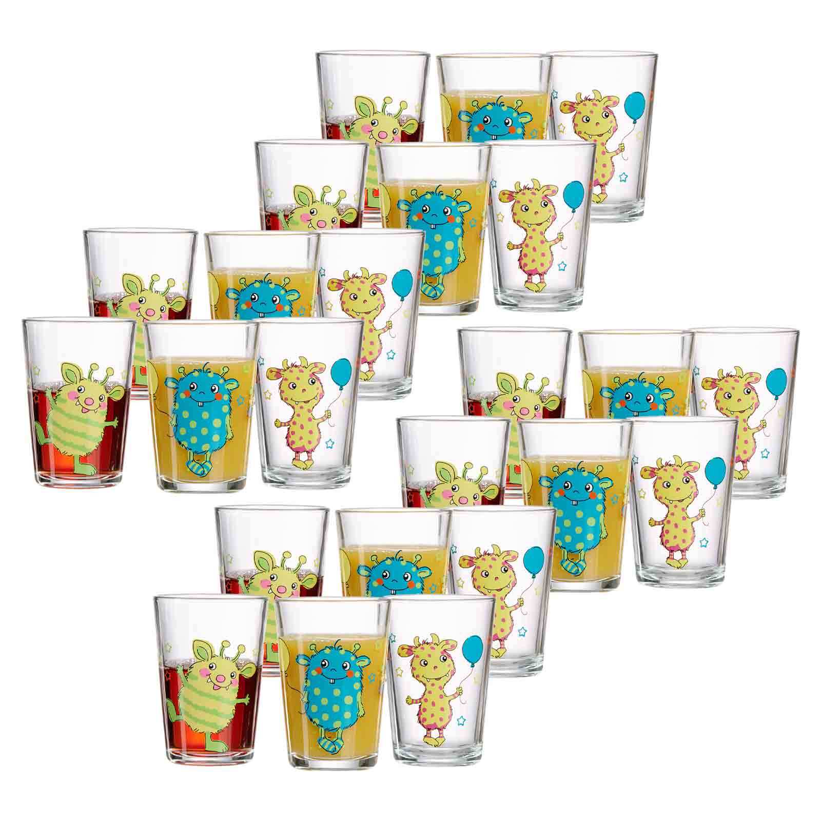 Ritzenhoff & Breker Kindergl&auml;ser Monsterchen 205 ml 24er Set 