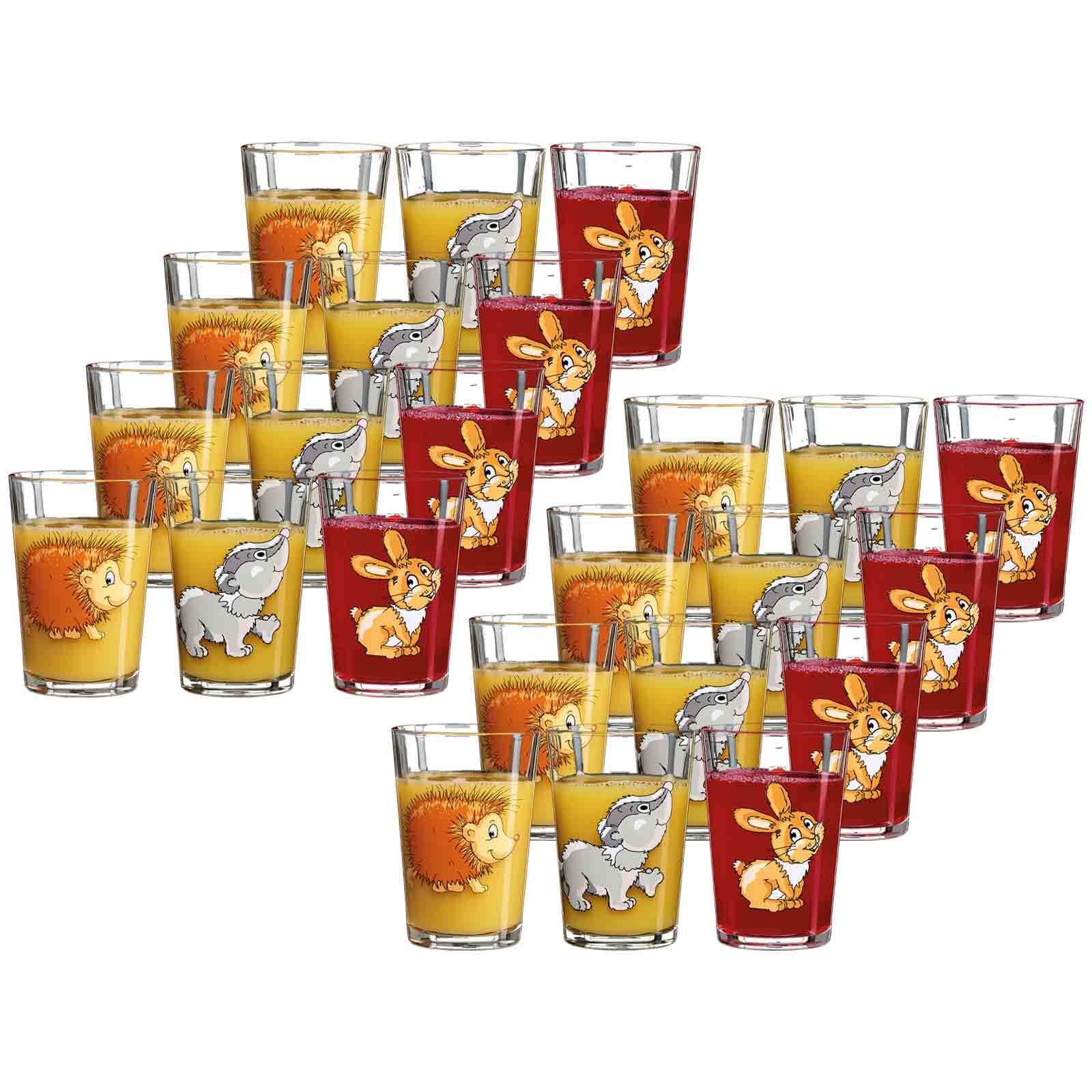 Ritzenhoff & Breker Kindergl&auml;ser Waldtiere 205 ml 24er Set 