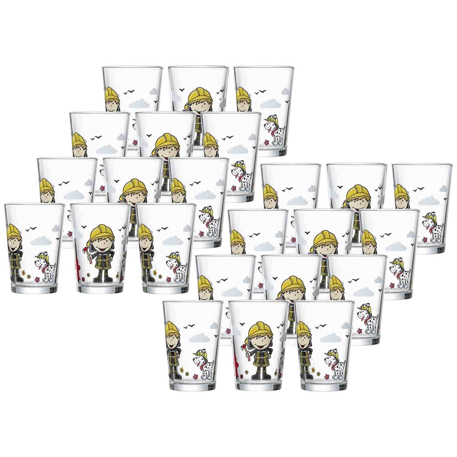 Kindergläser Feuerwehrmann Bernie  24er Set