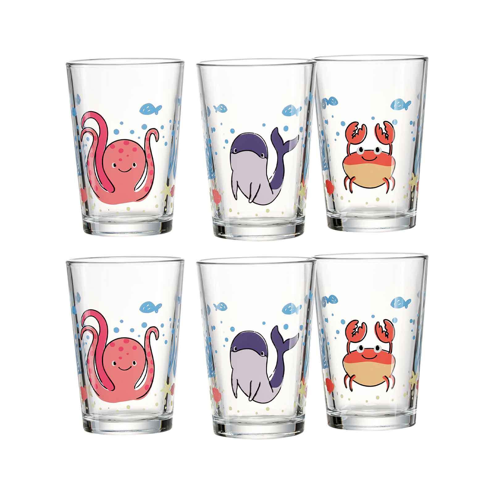 Ritzenhoff & Breker Kindergl&auml;ser Unterwasserwelt 205 ml 6er Set 