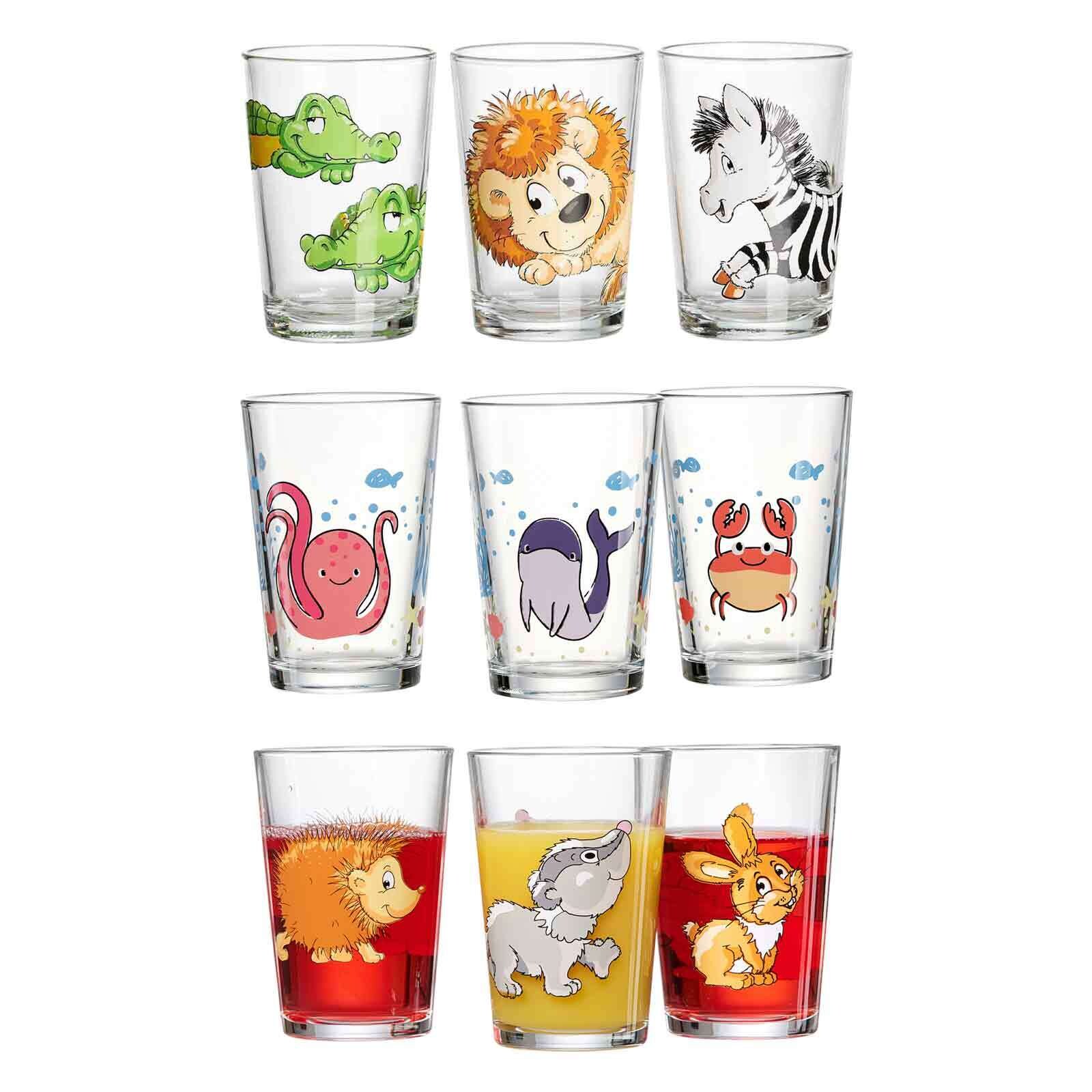 Kindergläser Tiere  9er Set