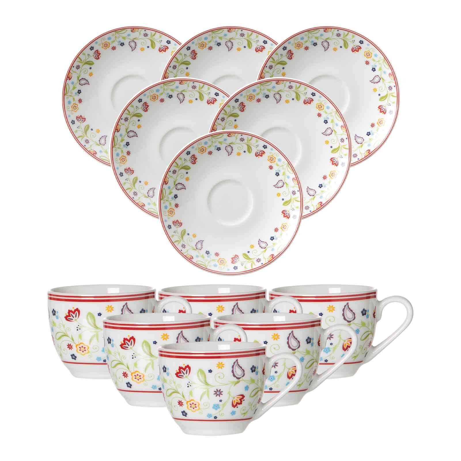 Espressotassen mit Untertassen Shanti  6er Set