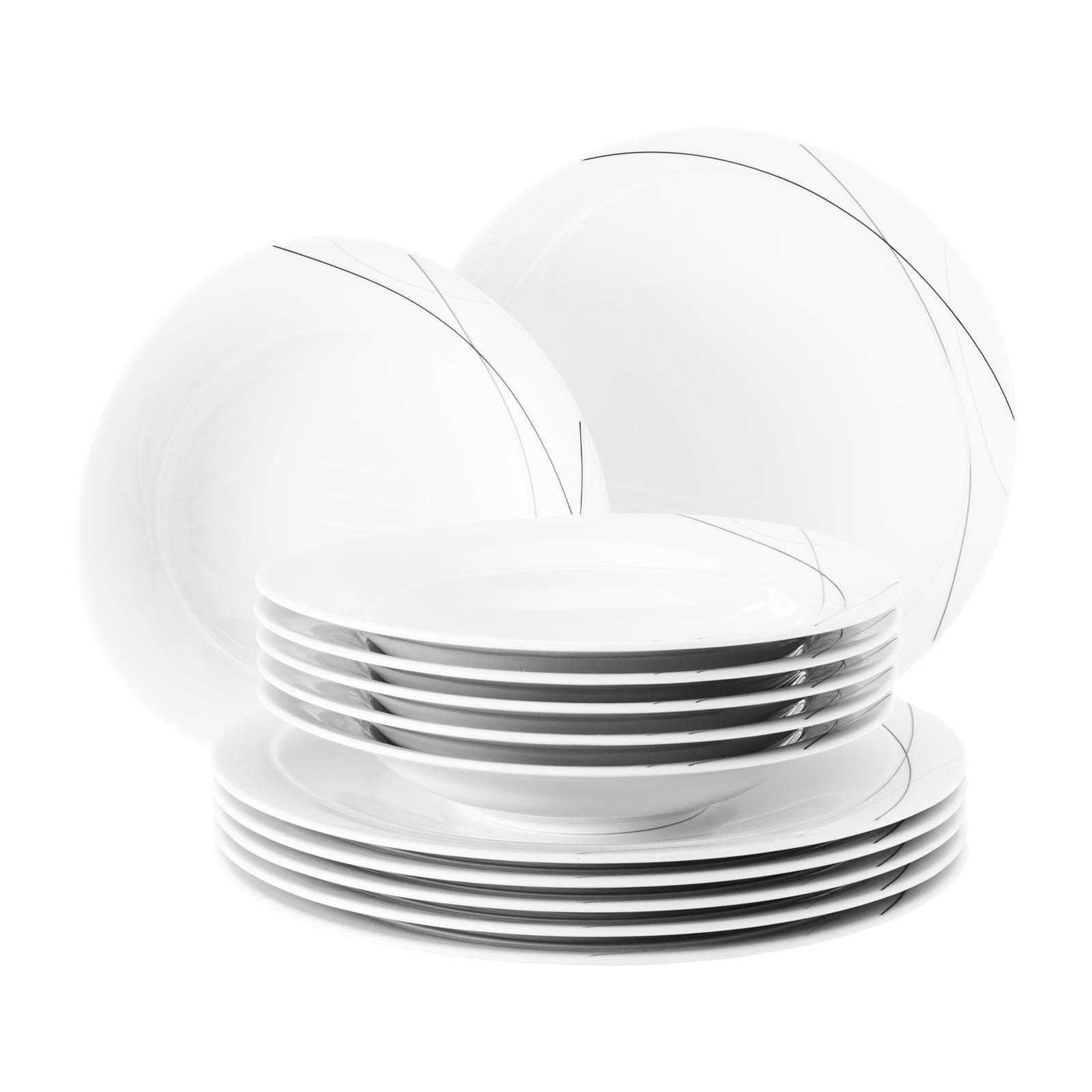 Seltmann Weiden Tafelservice Trio Highline 12er Set 