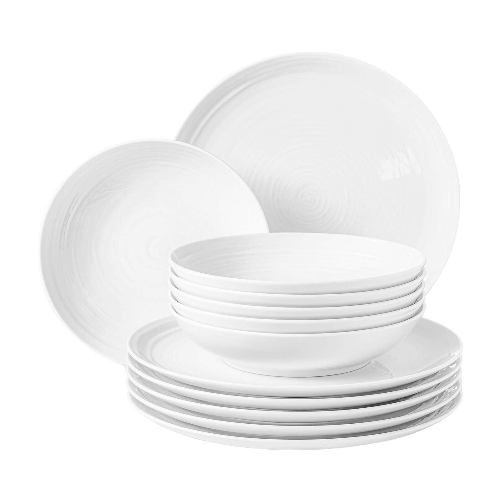 Tafelservice Terra Uni 12er Set