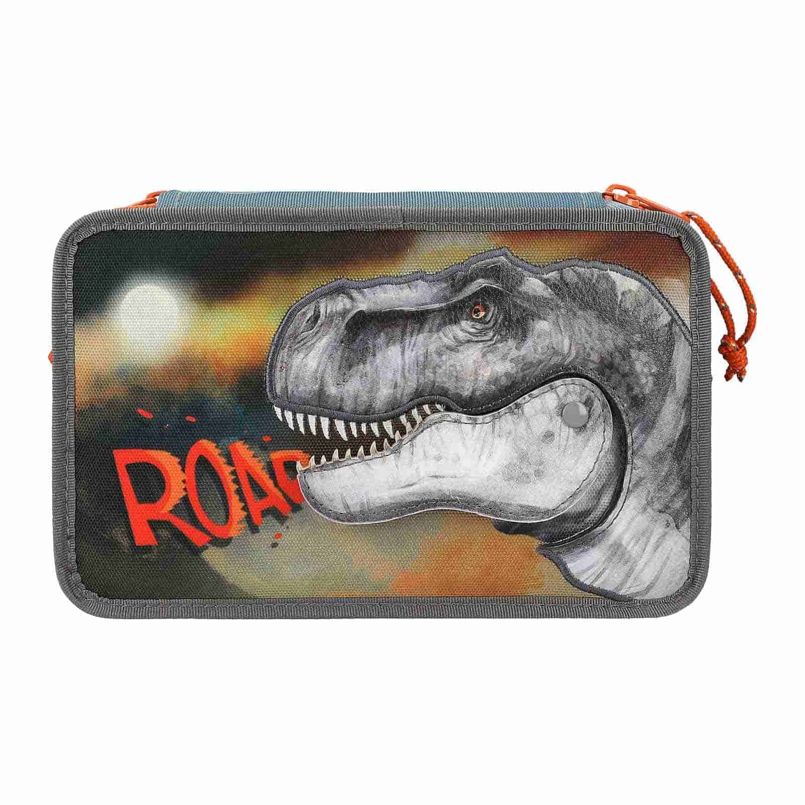 3-Fach Federtasche Roar Dino World 20 x 13 cm