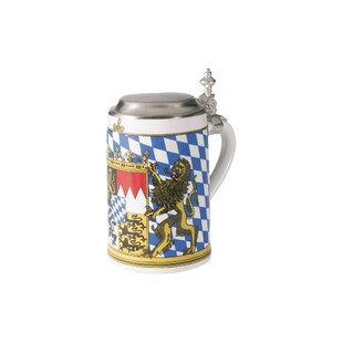Seltmann Weiden Bierkrug mit Deckel Bayern 0,75 l 