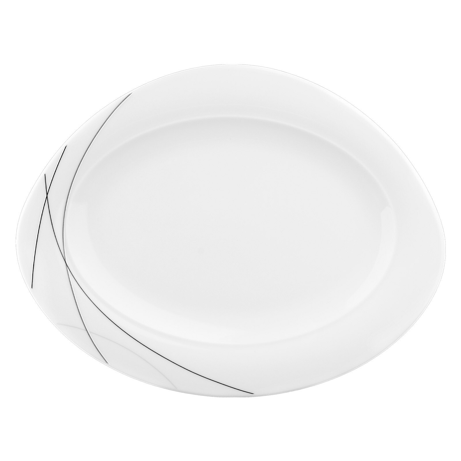 Seltmann Weiden Servierplatte Trio Highline 31 x 24 cm 