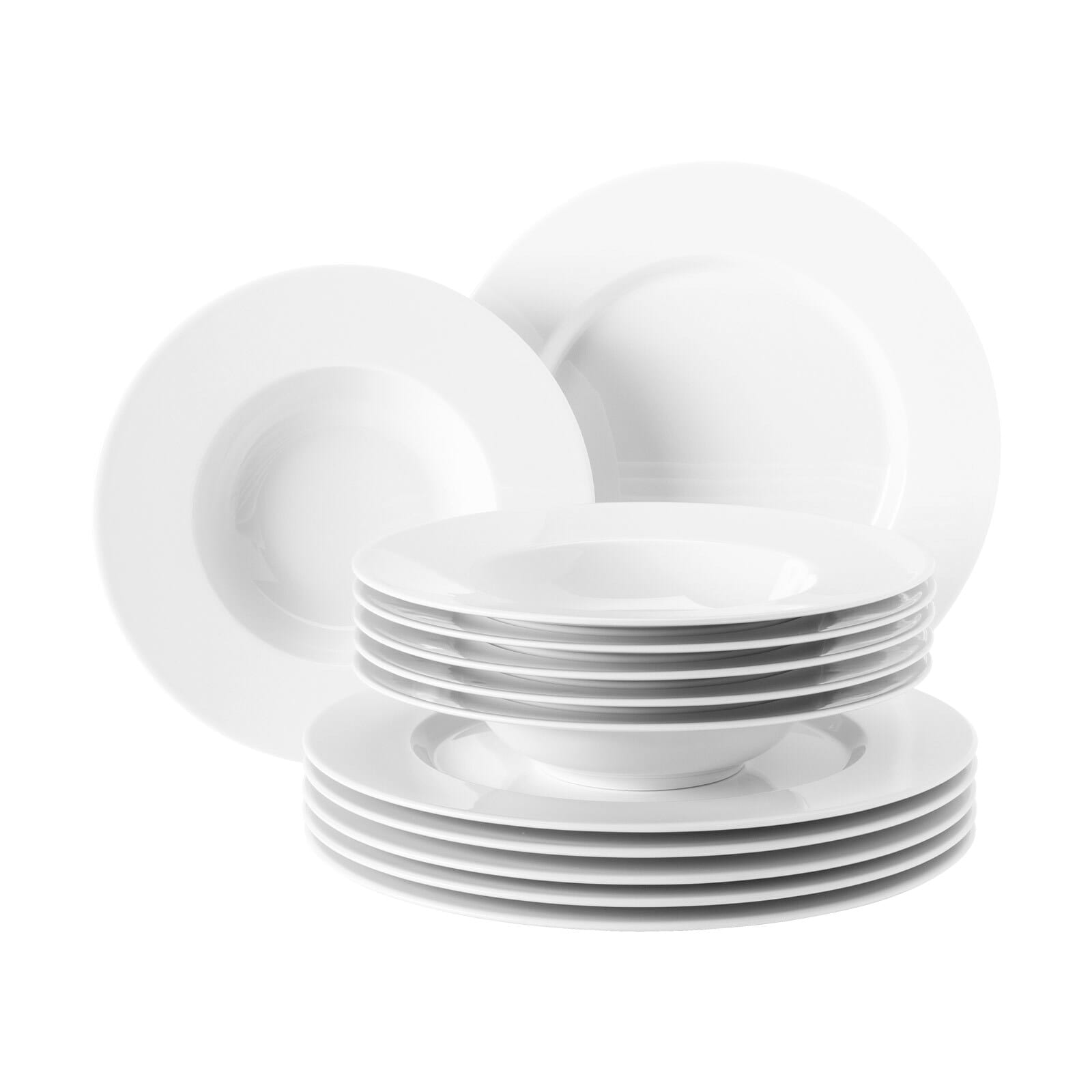 Seltmann Weiden Tafelservice No Limits Wei&szlig; 12er Set 