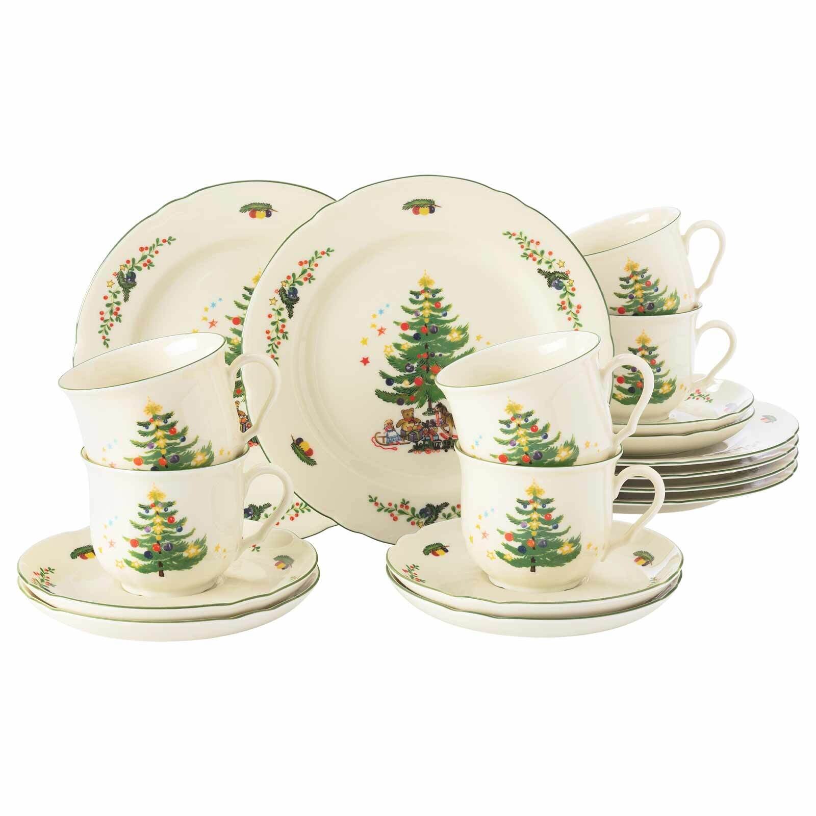 Kaffeeservice Marieluise Weihnachten 18er Set