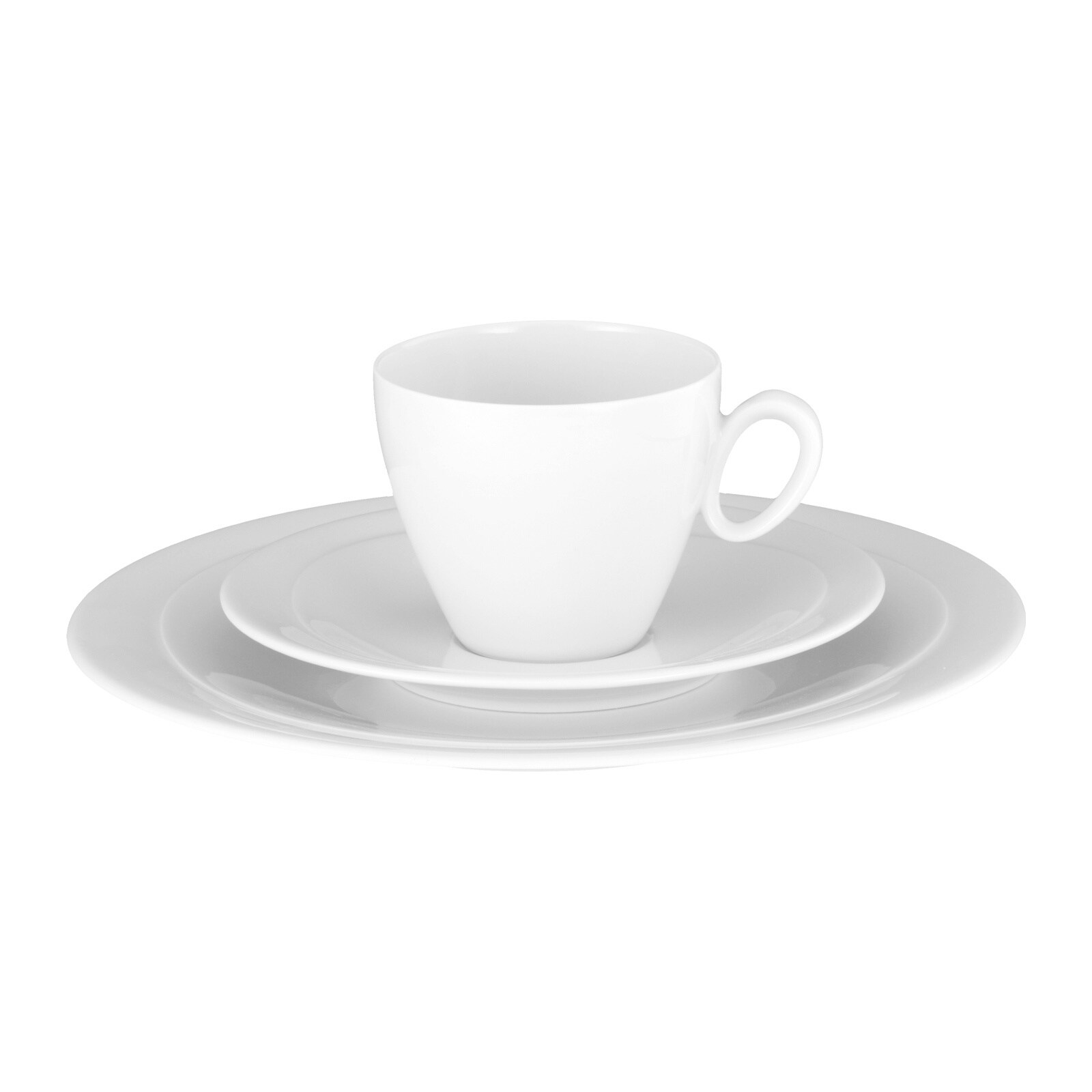Seltmann Weiden Kaffeeservice Trio Weiß 18-tlg.