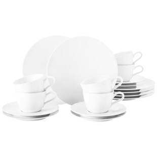 Seltmann Weiden Kaffeeservice Life Weiß 18er Set 