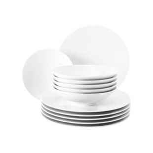 Seltmann Weiden Tafelservice Life Weiß 12er Set 