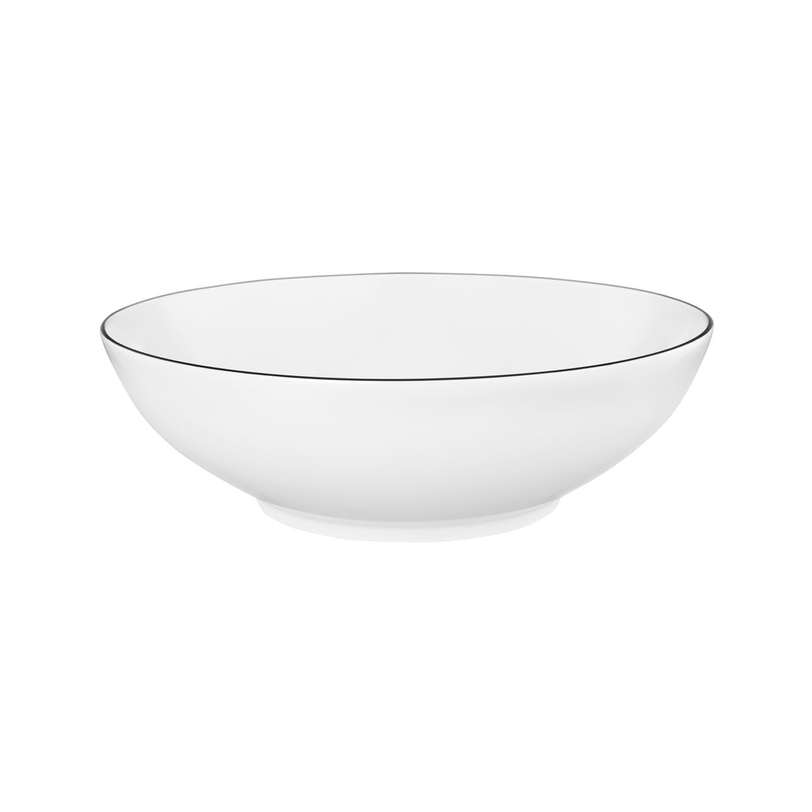 Seltmann Weiden Sch&uuml;ssel rund Lido Black Line &oslash; 23 cm 